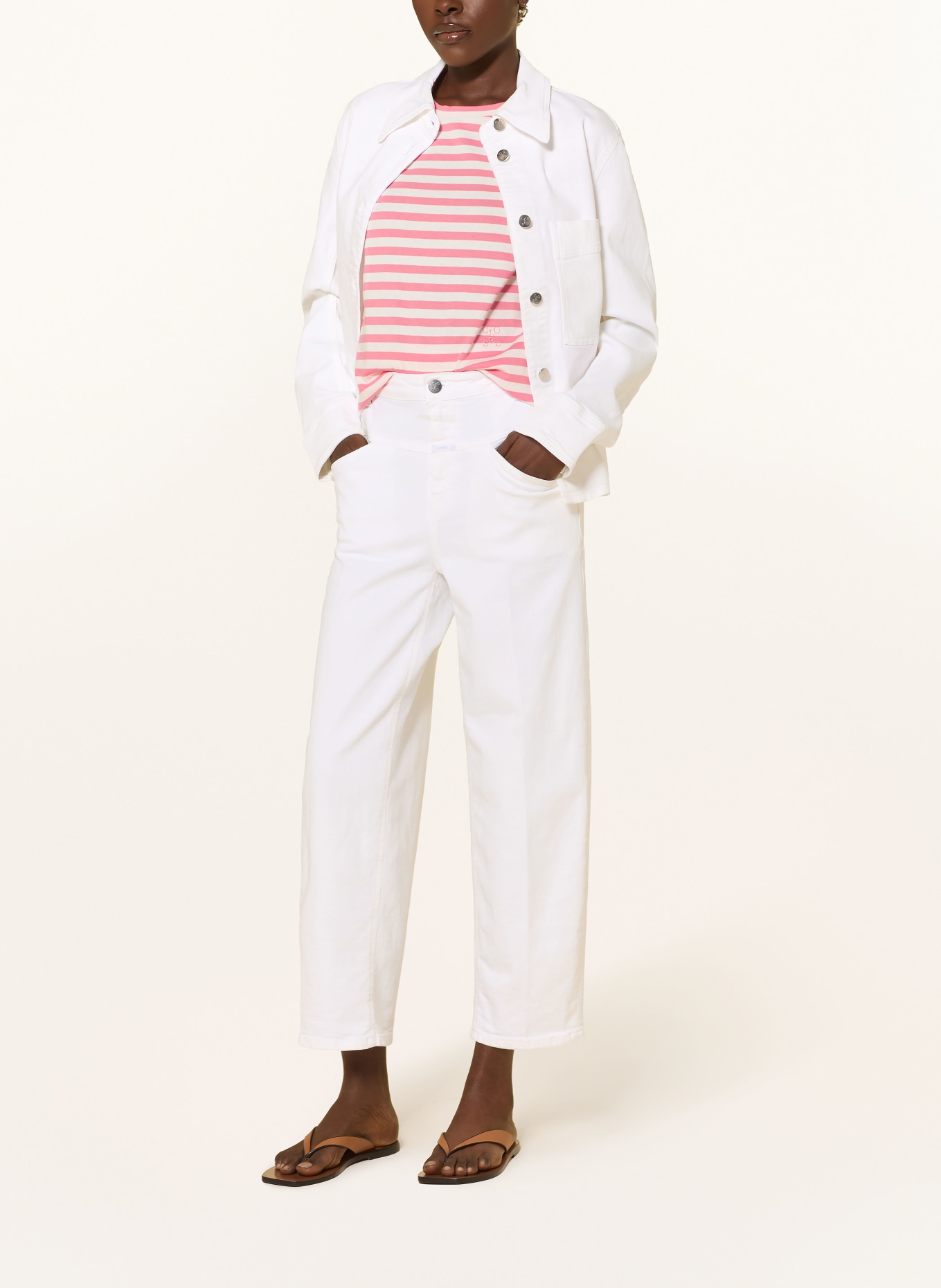 CLOSED Cropped jeans STOVER-X: 200 WHITE