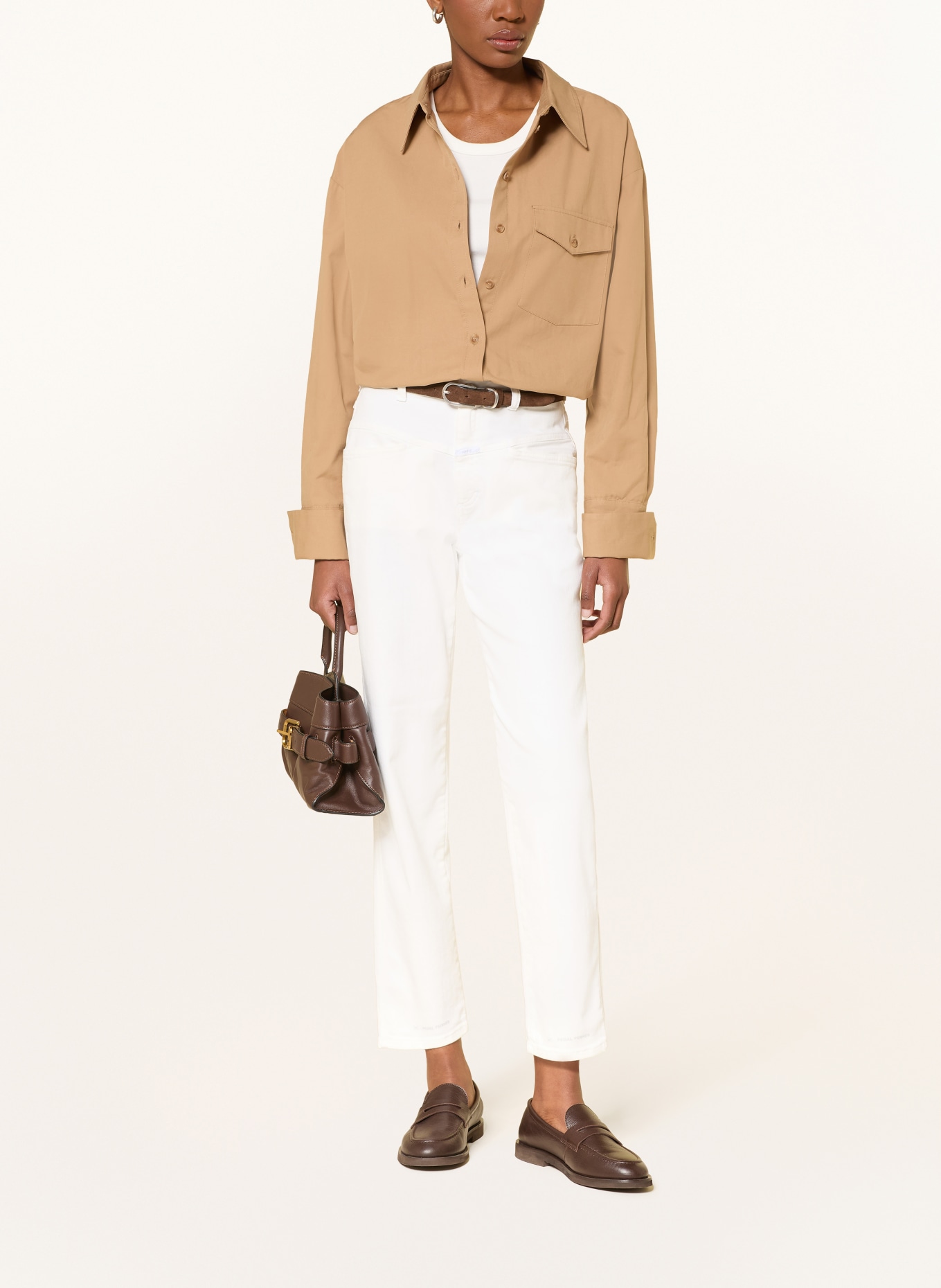 CLOSED Straight Jeans PEDAL PUSHER: 200 WHITE