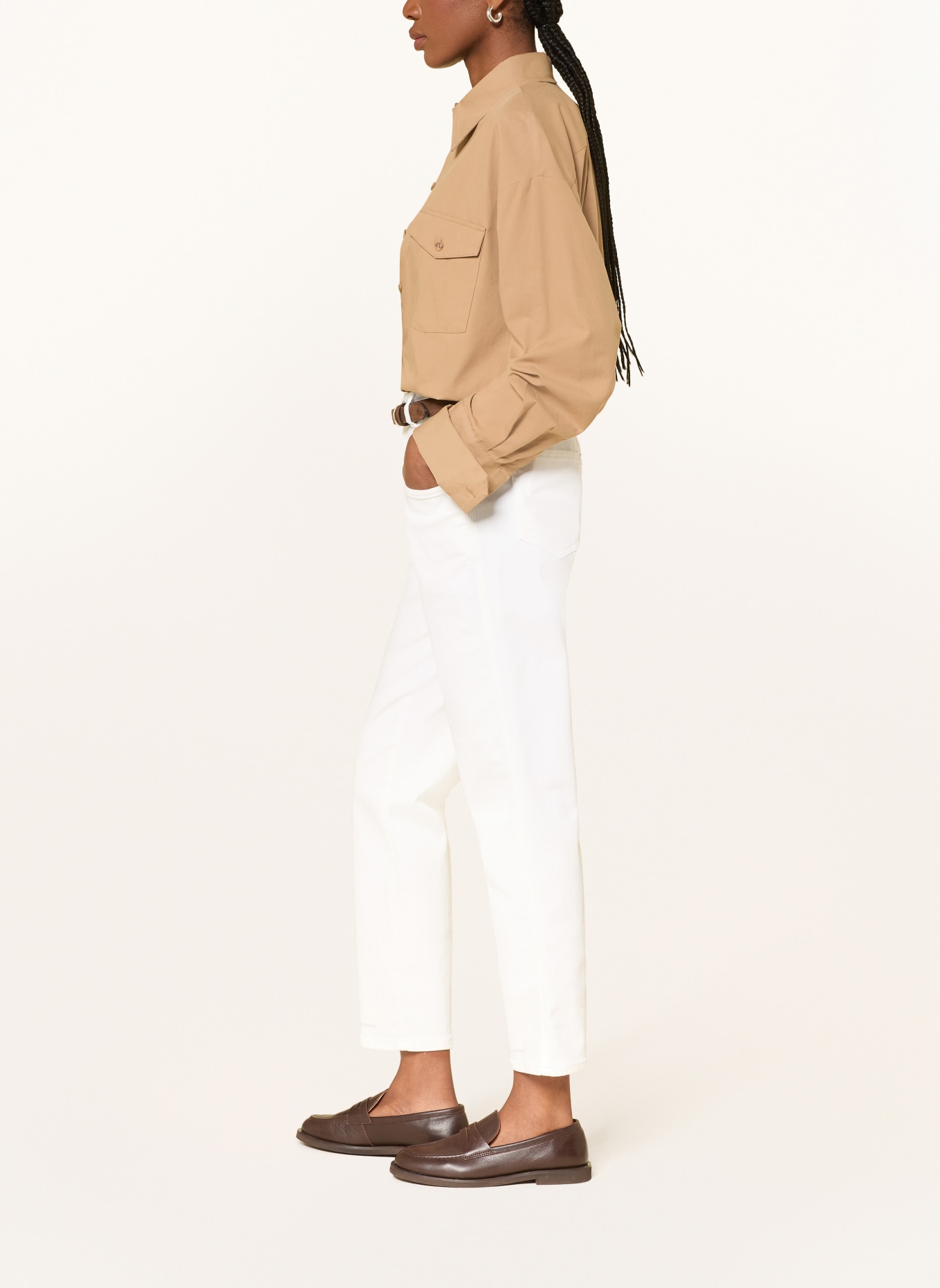 CLOSED Straight Jeans PEDAL PUSHER: 200 WHITE