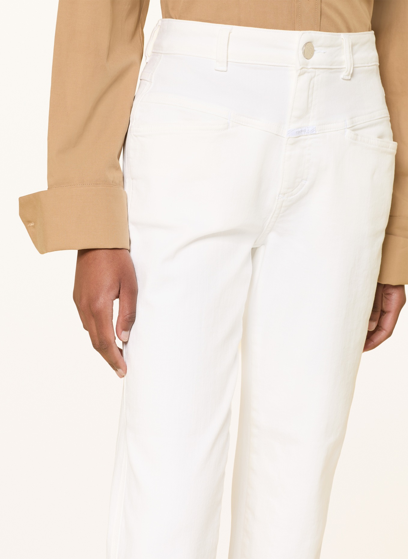 CLOSED Straight Jeans PEDAL PUSHER: 200 WHITE