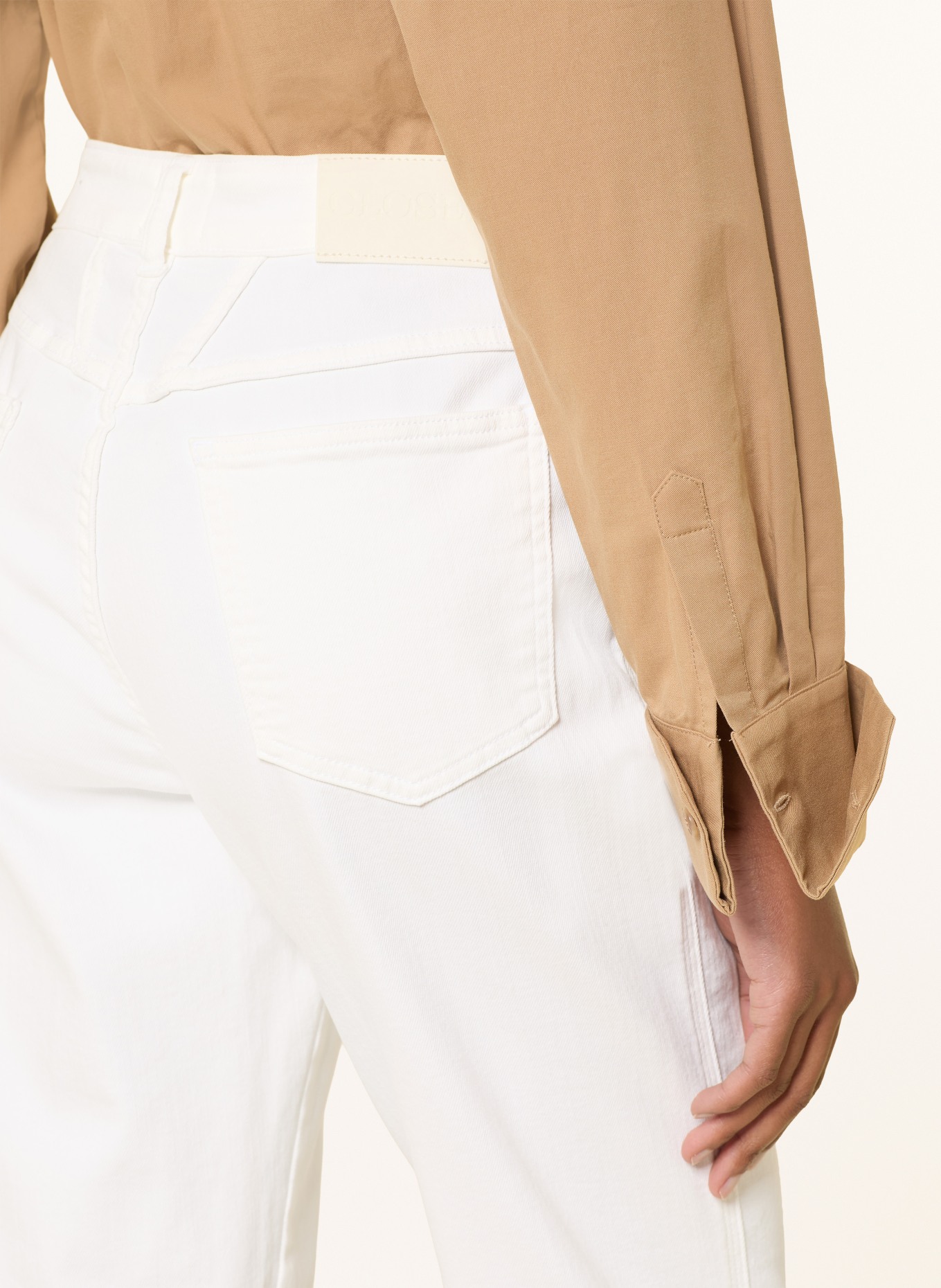 CLOSED Straight Jeans PEDAL PUSHER: 200 WHITE