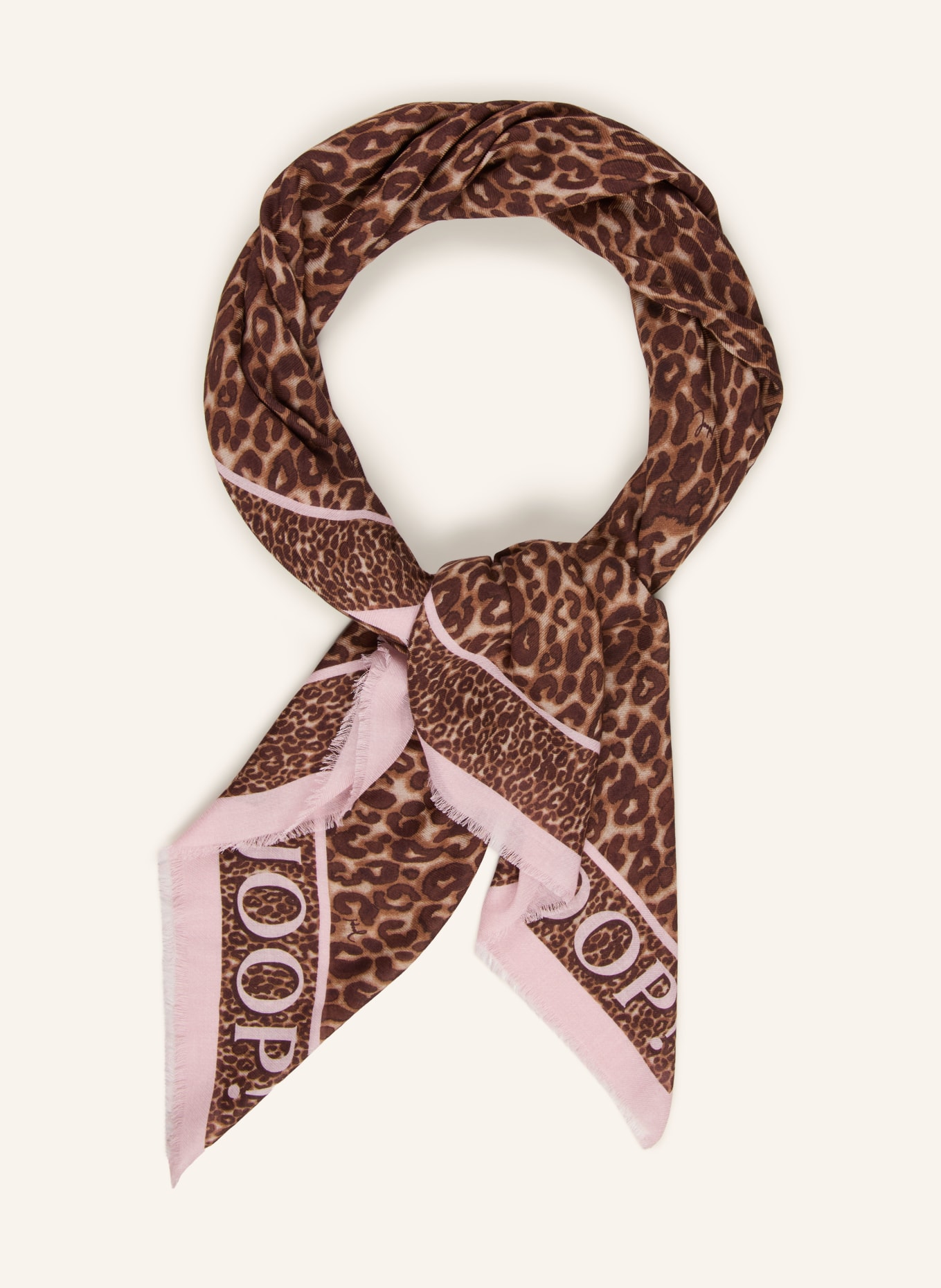 JOOP! Tuch ADALIA: DUNKELBRAUN / ROSA / BEIGE