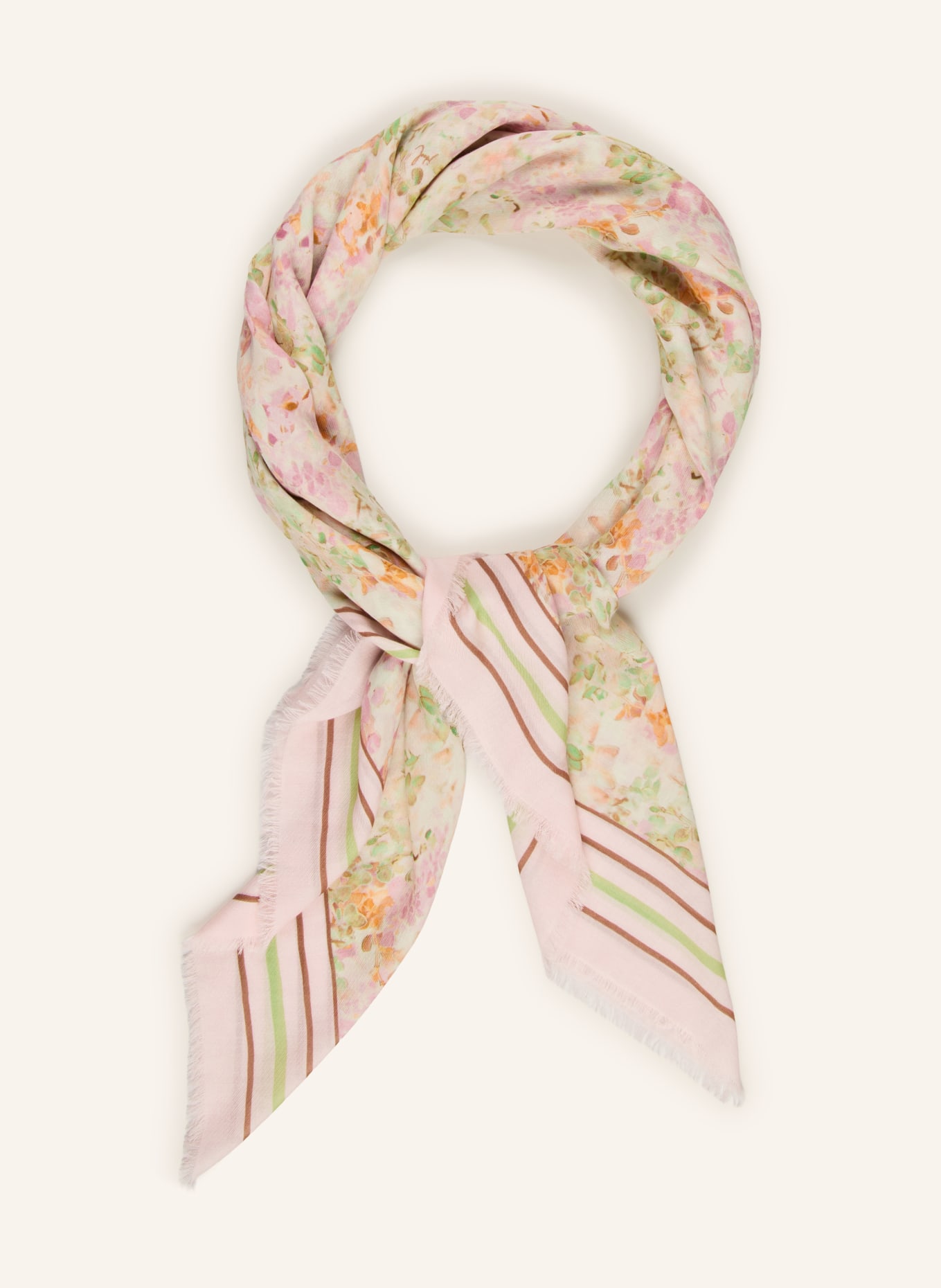 JOOP! Sjaal ADALIA: ROSE CLAIR / BRUIN / LICHTGROEN