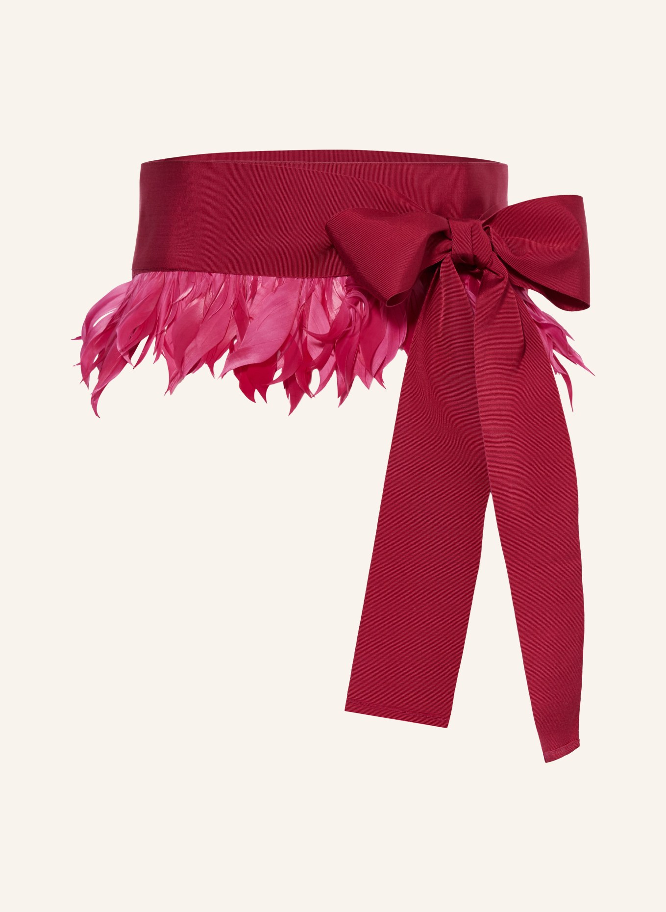 sara roka Bindegürtel NEW YORK: DUNKELROT