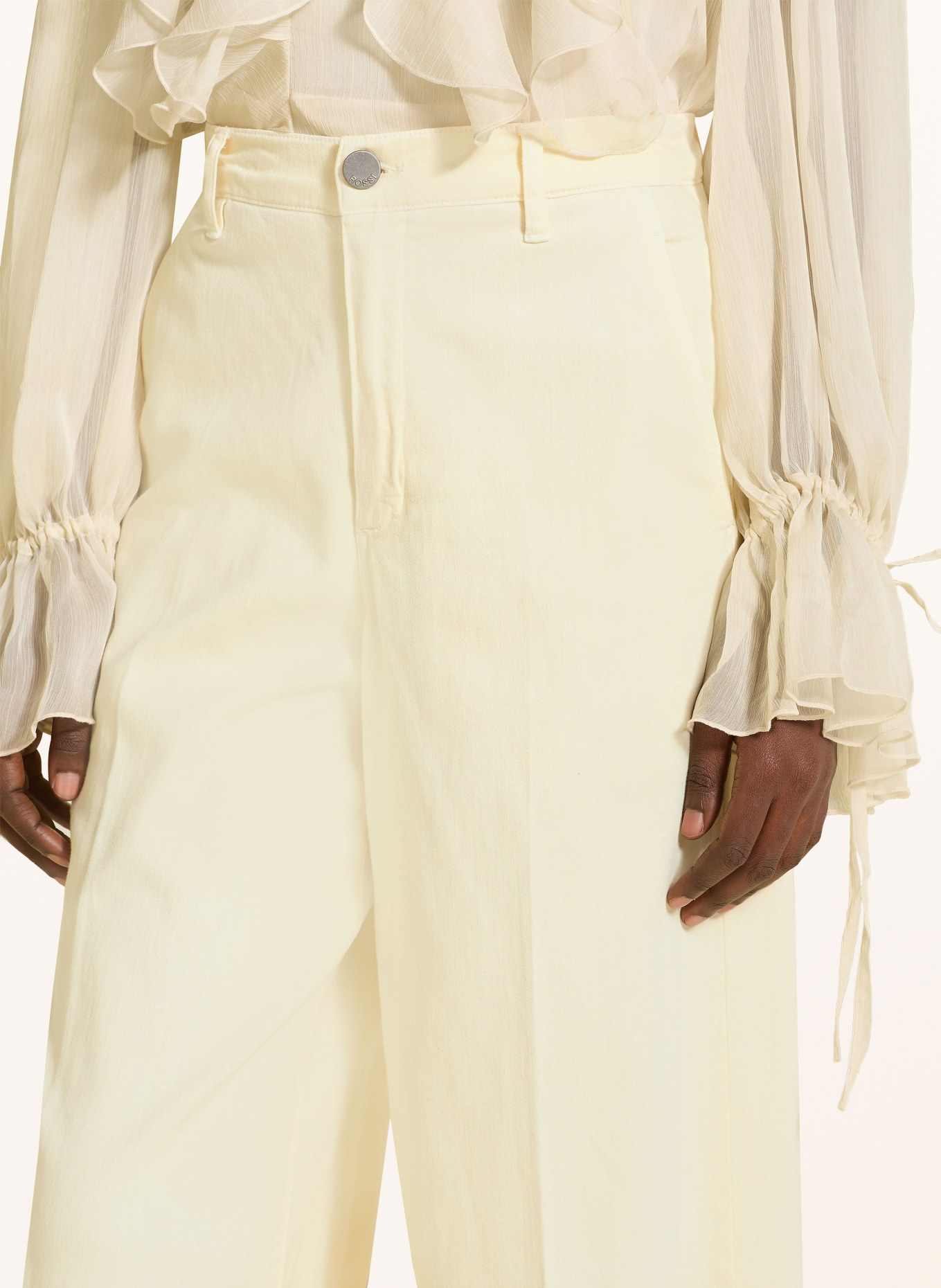 ROSSI Wide-Leg Jeans IVON: 210 VANILLE