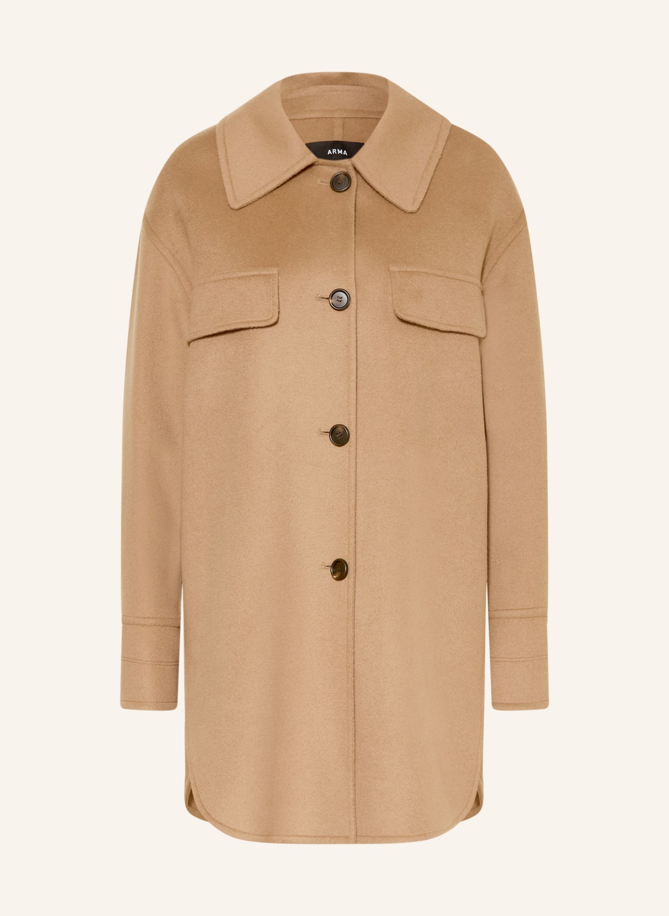 ARMA Wool coat: BEIGE