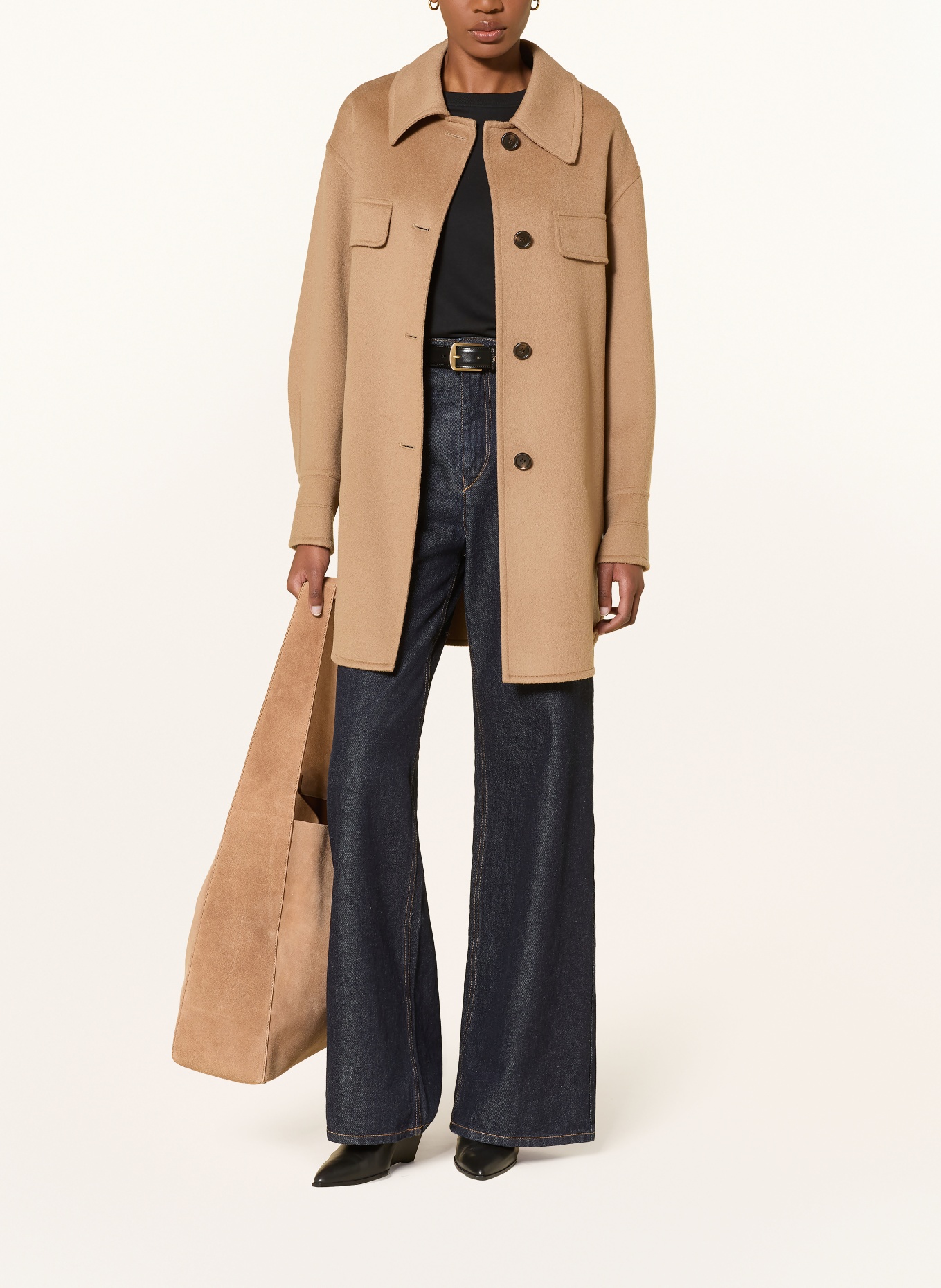 ARMA Wool coat: BEIGE