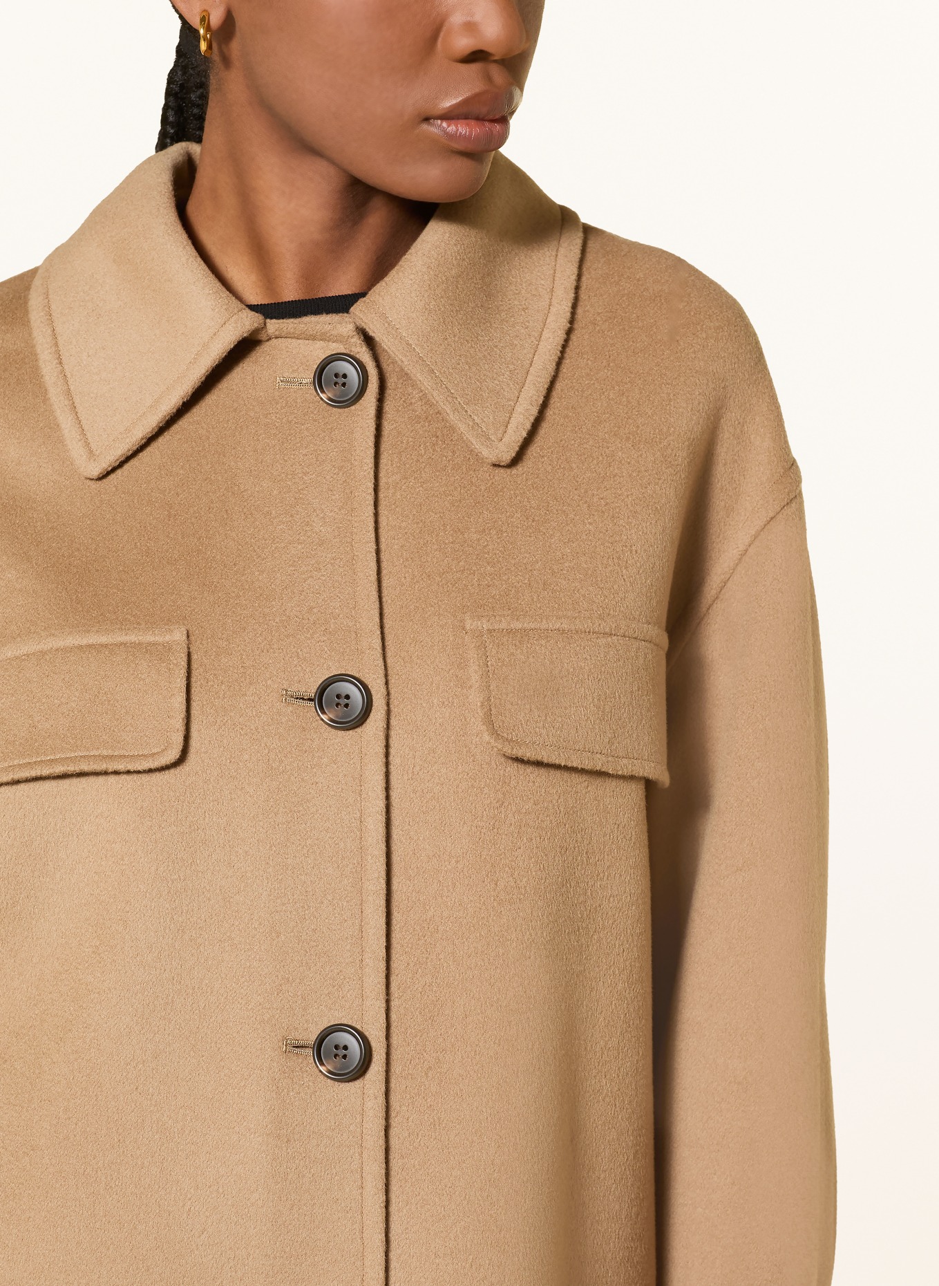 ARMA Wool coat: BEIGE