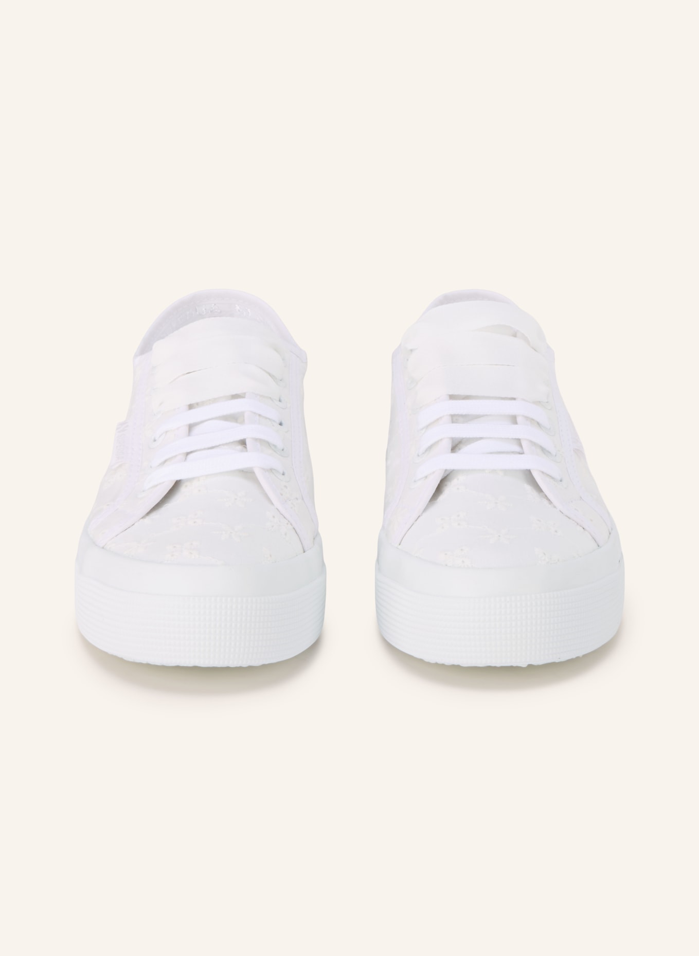 SUPERGA Tenisky 2740 FLOWER SANGALLO: BÍLÁ