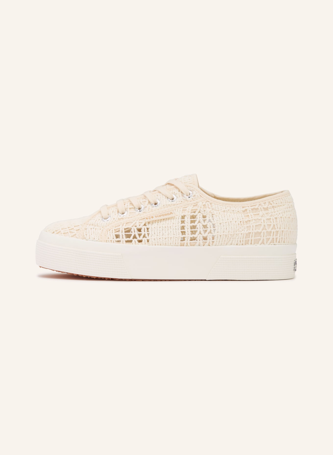 SUPERGA Tenisky 2740 PLATFORM CROCHET: REŽNÁ
