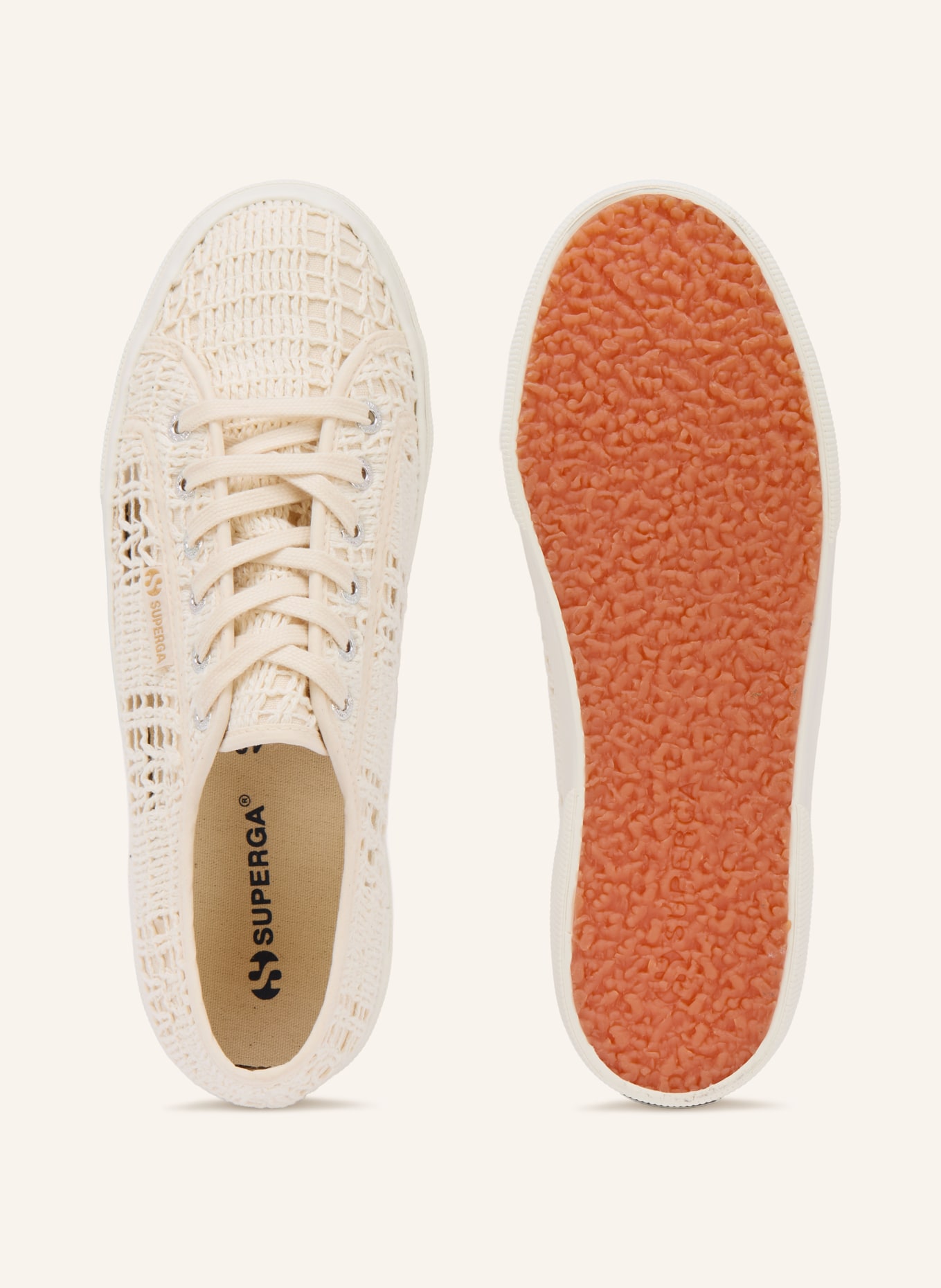 SUPERGA Tenisky 2740 PLATFORM CROCHET: REŽNÁ