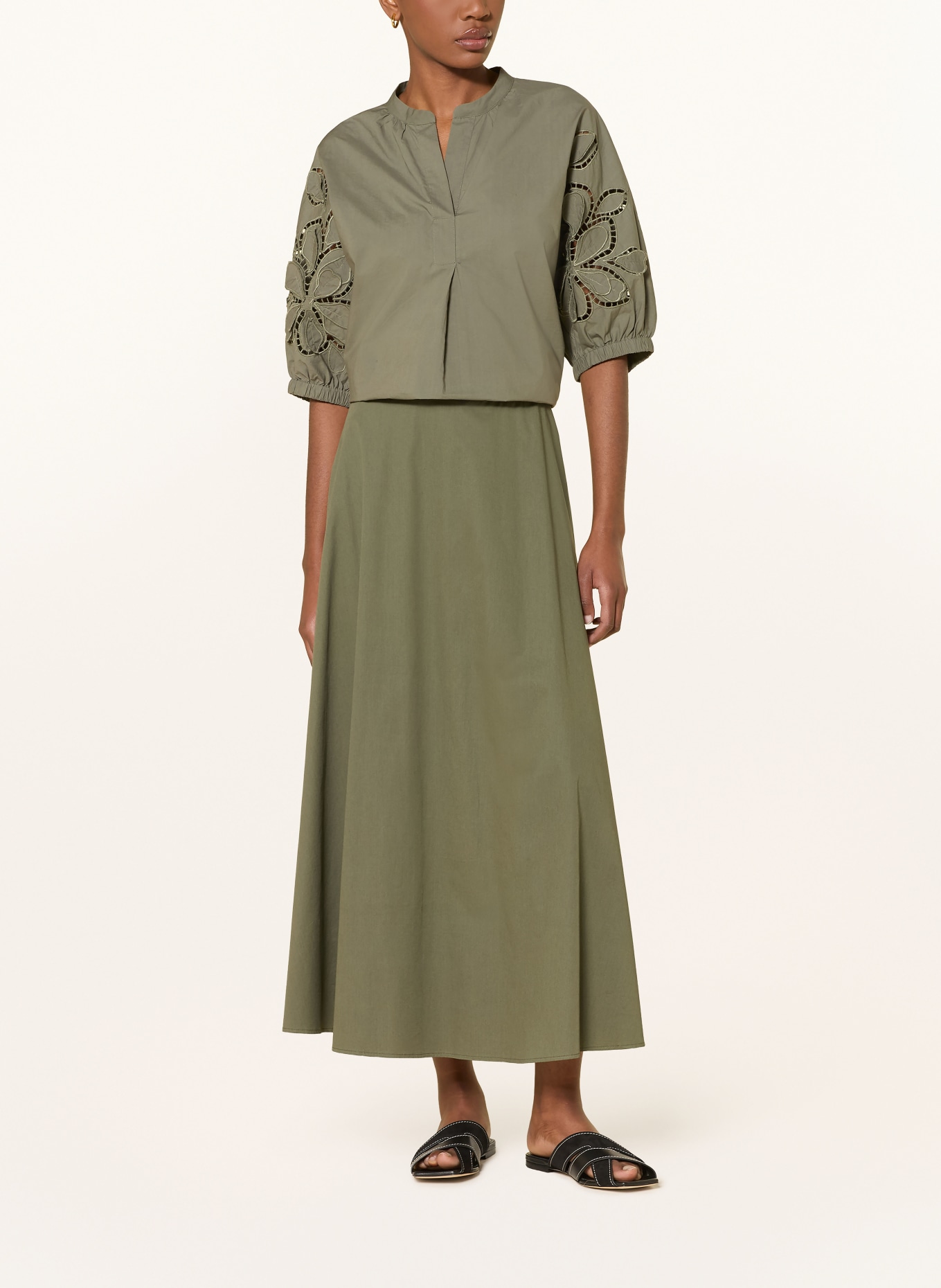 LUISA CERANO spódnica: OLIWKOWY