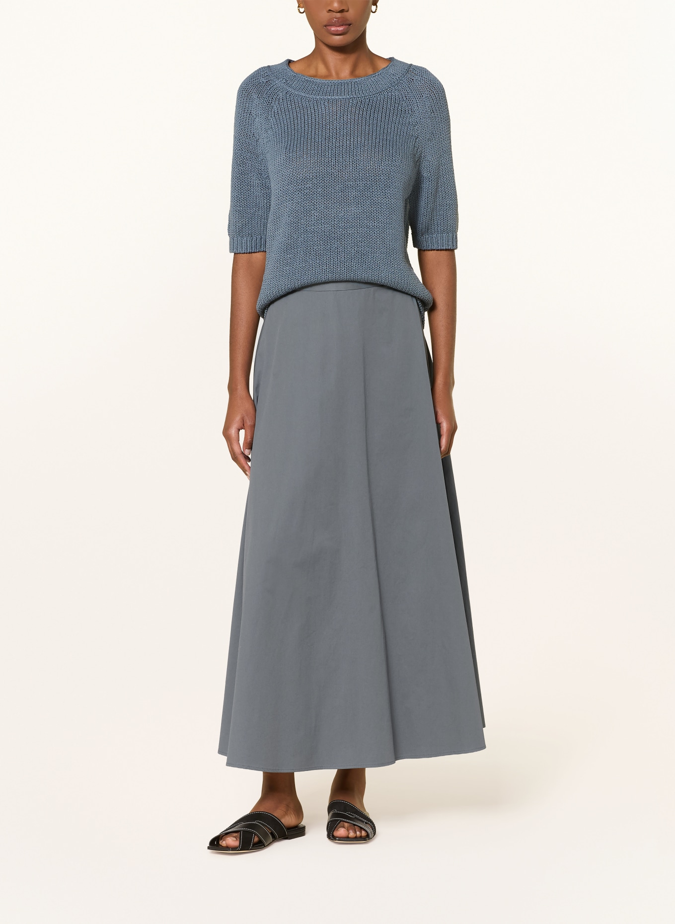 LUISA CERANO Sukně: TMAVĚ ŠEDÁ