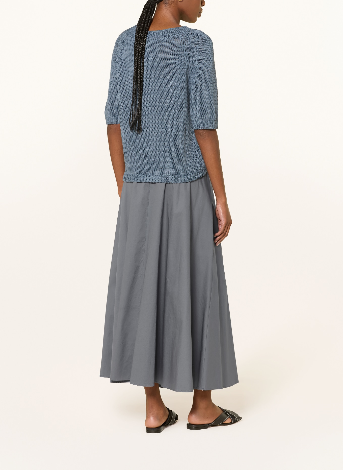 LUISA CERANO Sukně: TMAVĚ ŠEDÁ