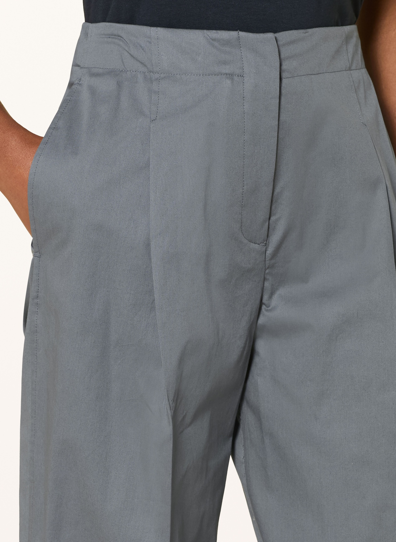 LUISA CERANO kalhoty: TMAVĚ ŠEDÁ