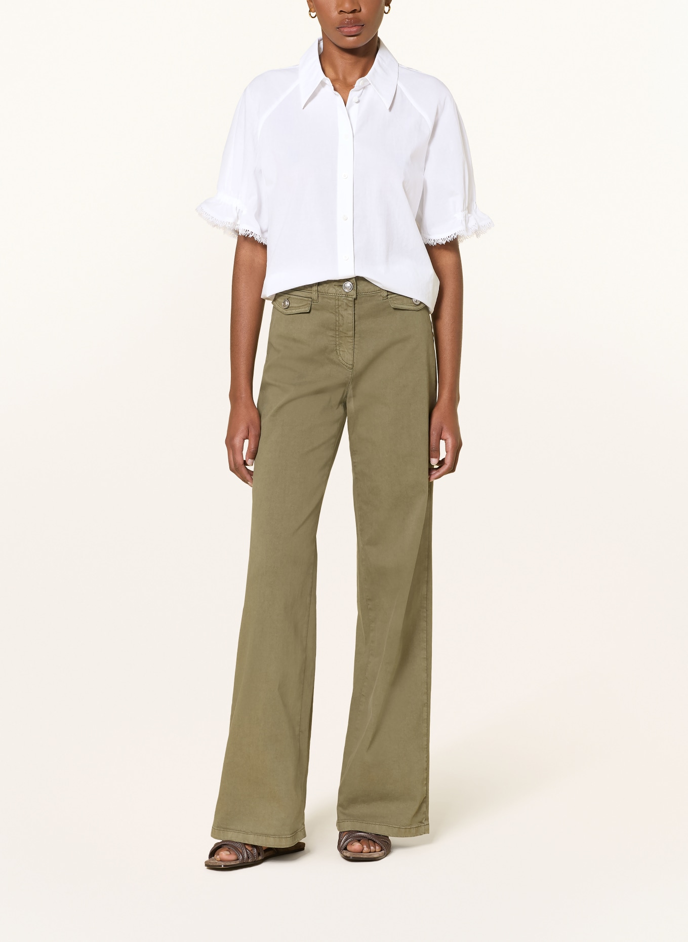 LUISA CERANO košile: BÍLÁ