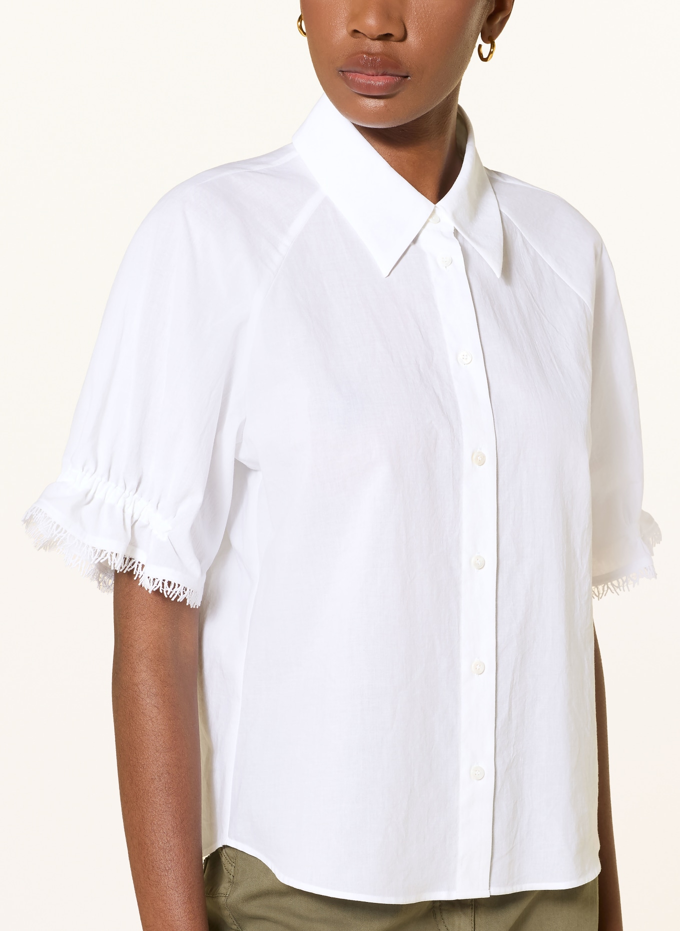 LUISA CERANO košile: BÍLÁ