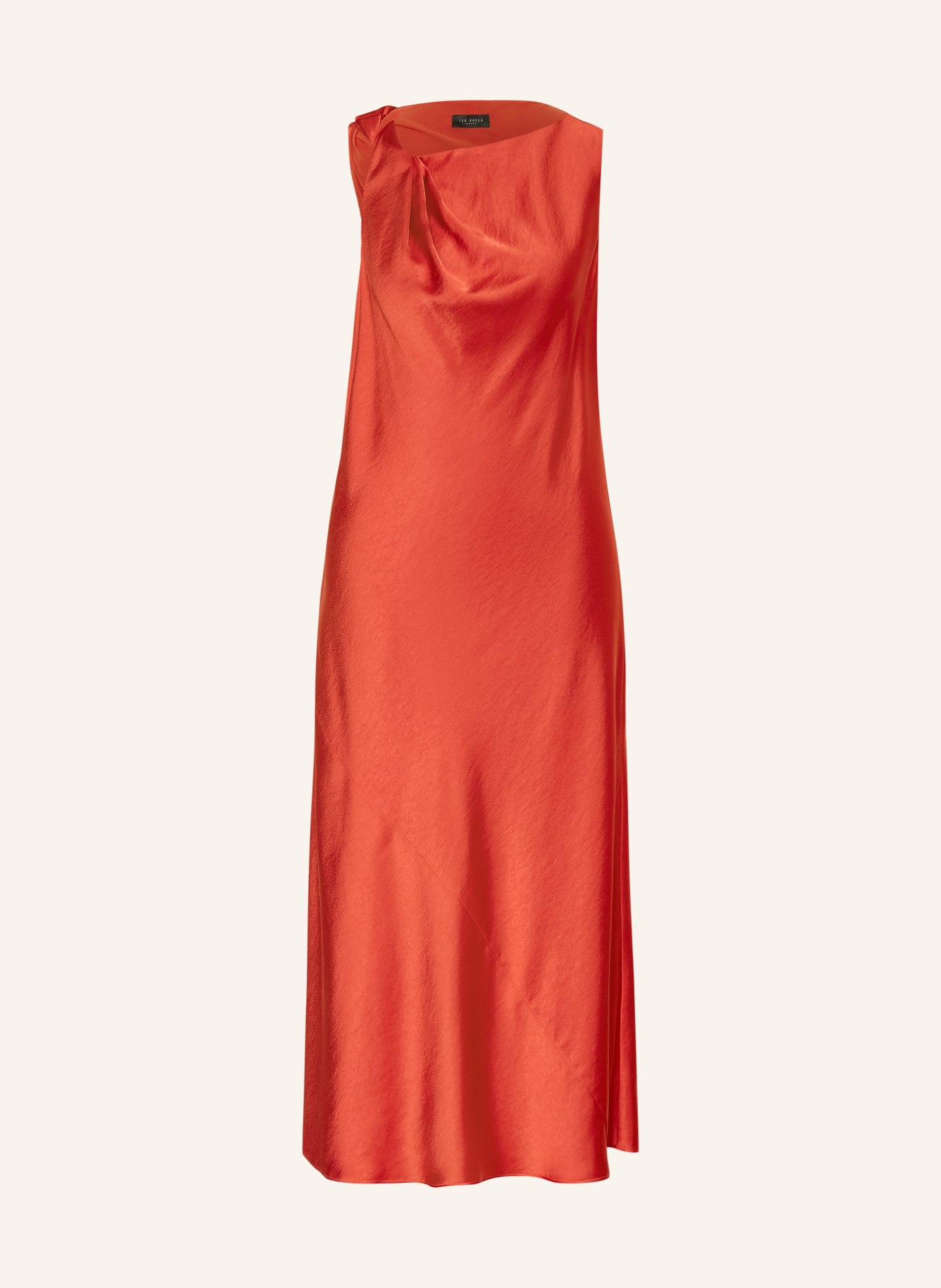 TED BAKER Satinkleid ELOUIZE: ROT