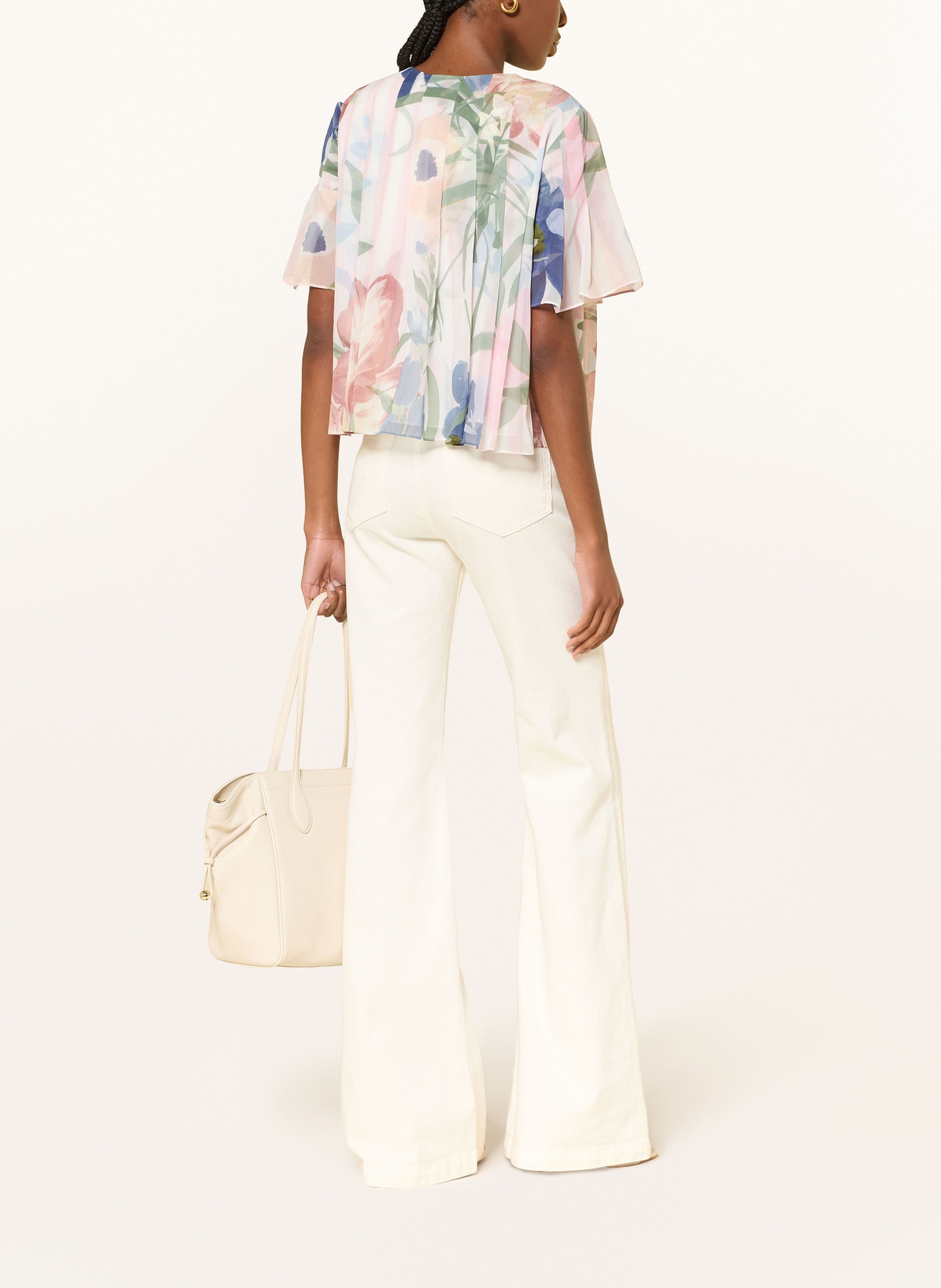 TED BAKER NANSII Blouse Shirt: PINK / GREEN / BLUE