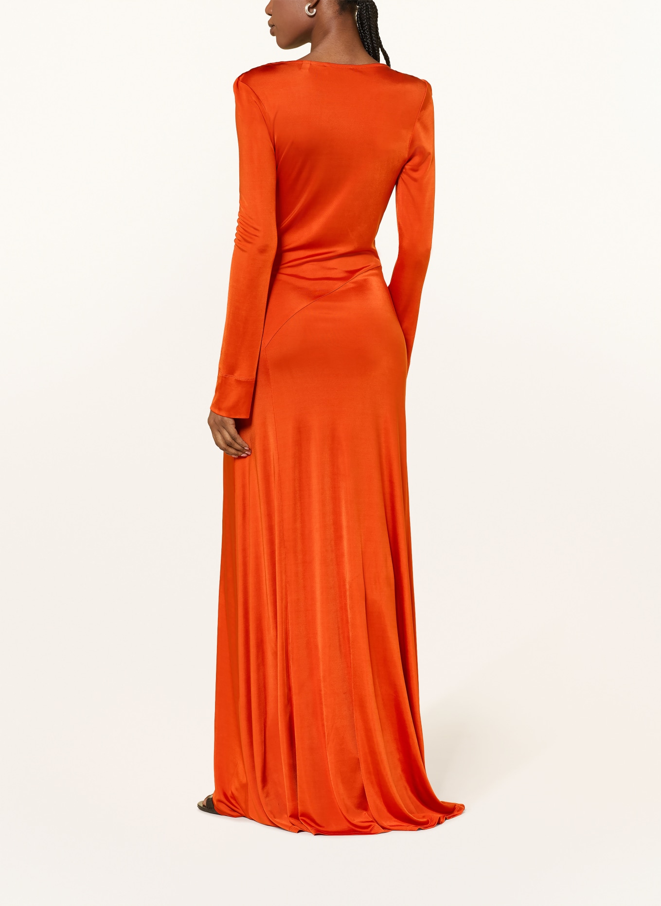 TED BAKER Abendkleid AIANNA aus Satin: ORANGE