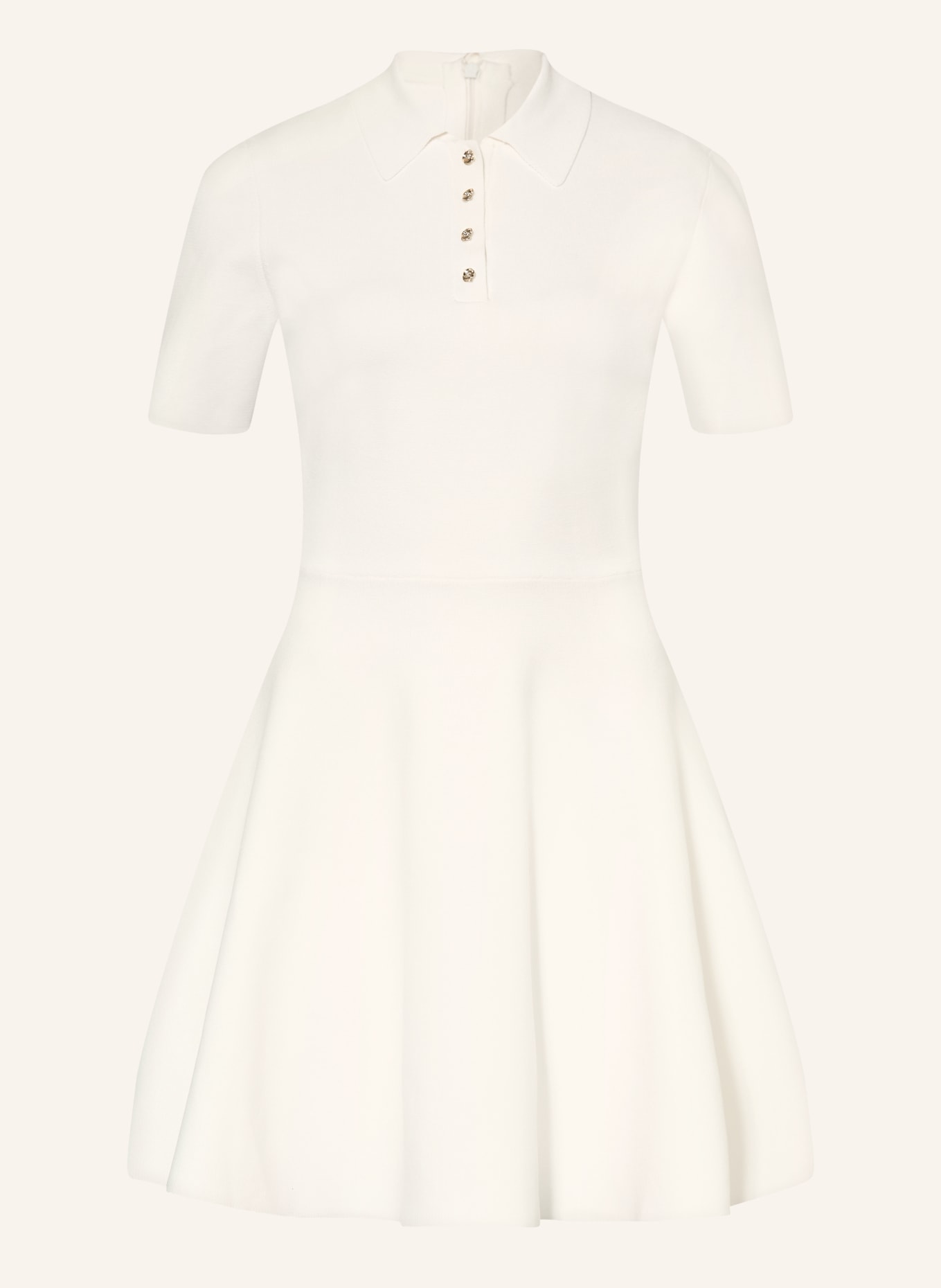 TED BAKER Sukienka polo z piki RONDAA: ECRU