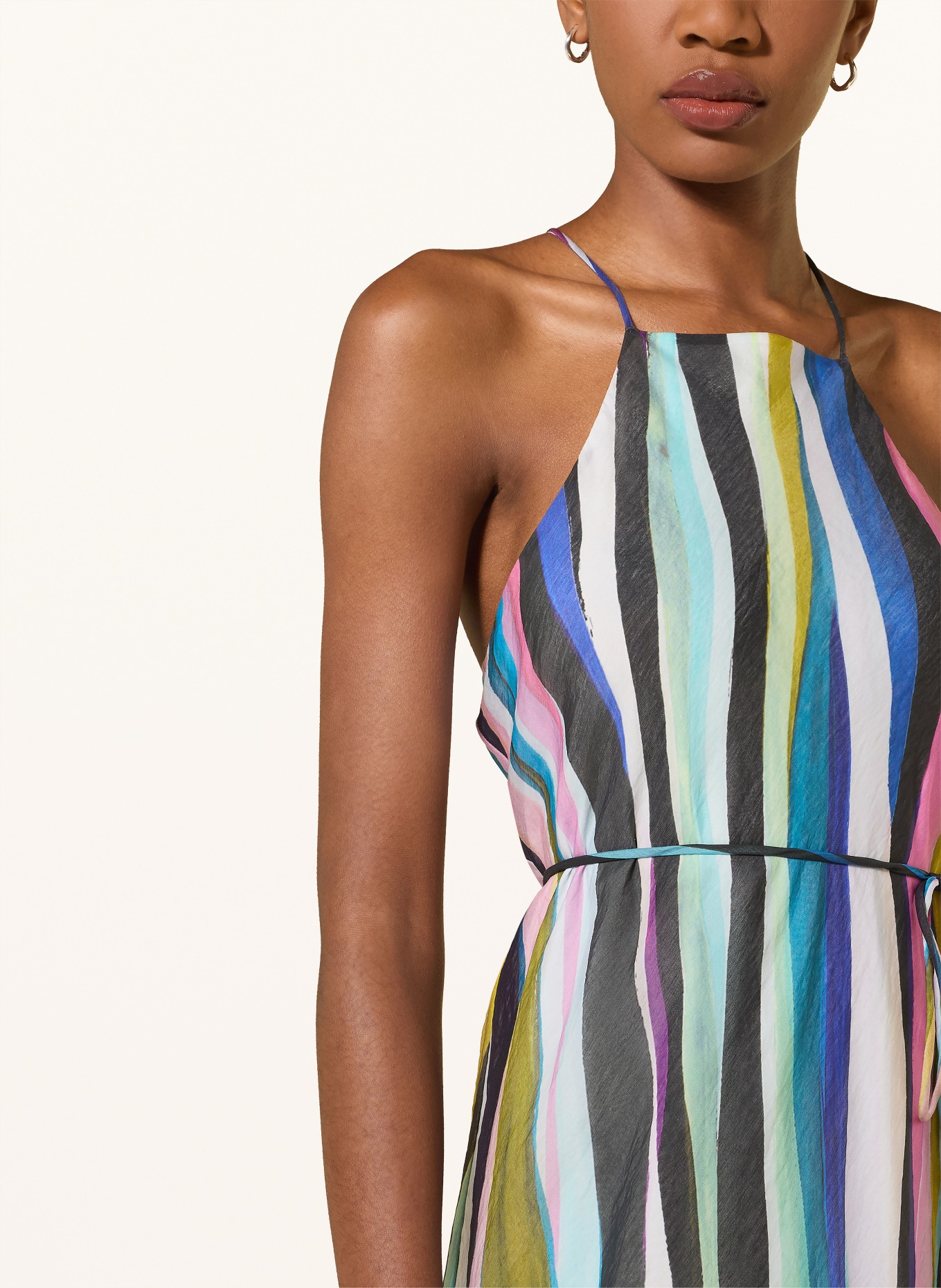 TED BAKER Kleid AZURRA: SCHWARZ / ROSA / MINT