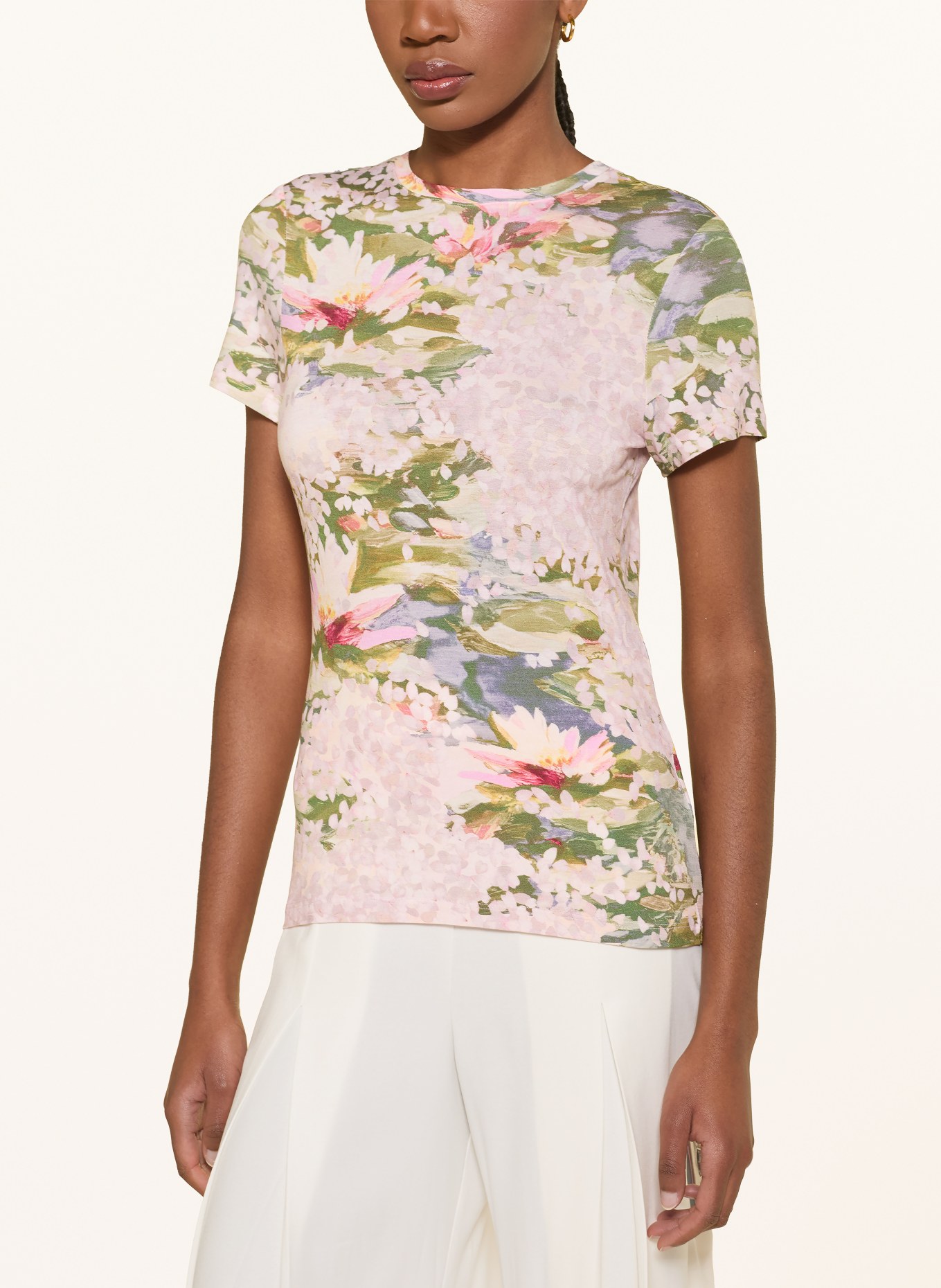 TED BAKER T-Shirt POLLA: HELLROSA / LILA / GRÜN