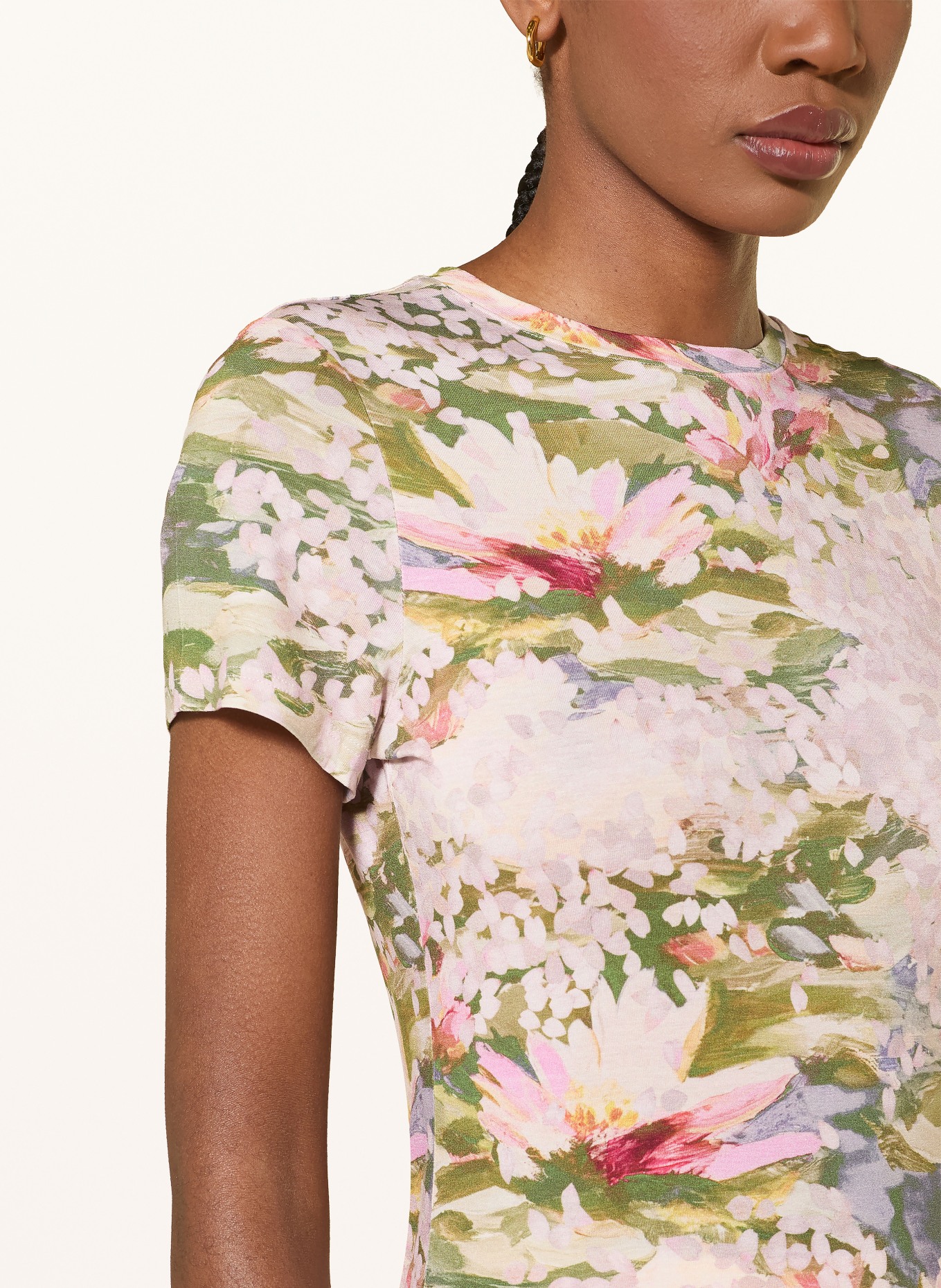 TED BAKER T-Shirt POLLA: HELLROSA / LILA / GRÜN