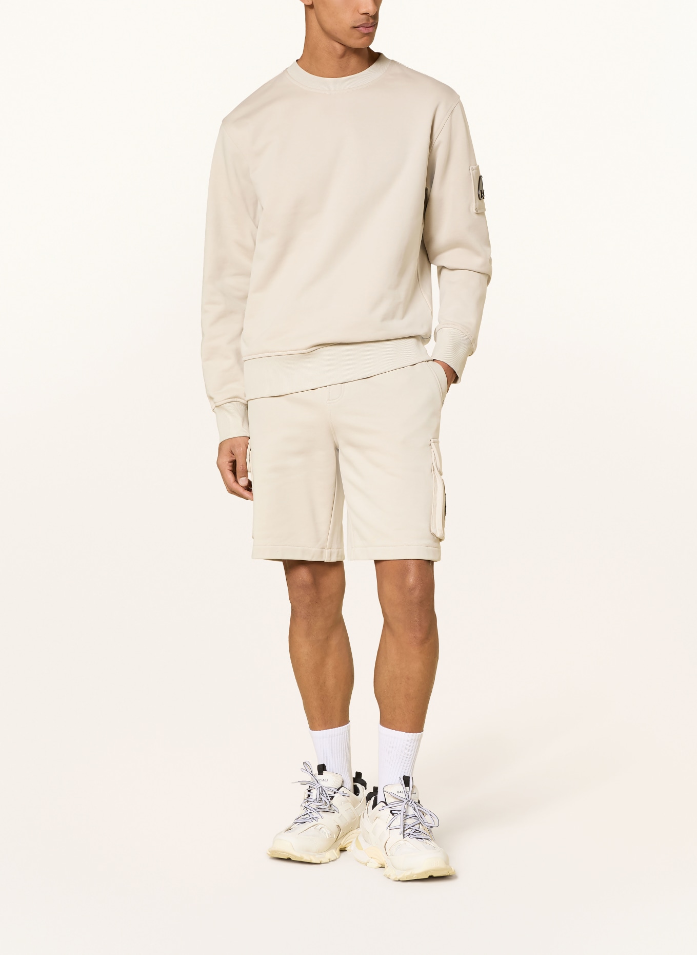 MOOSE KNUCKLES HARTSFIELD sweatshirt: LIGHT GRAY