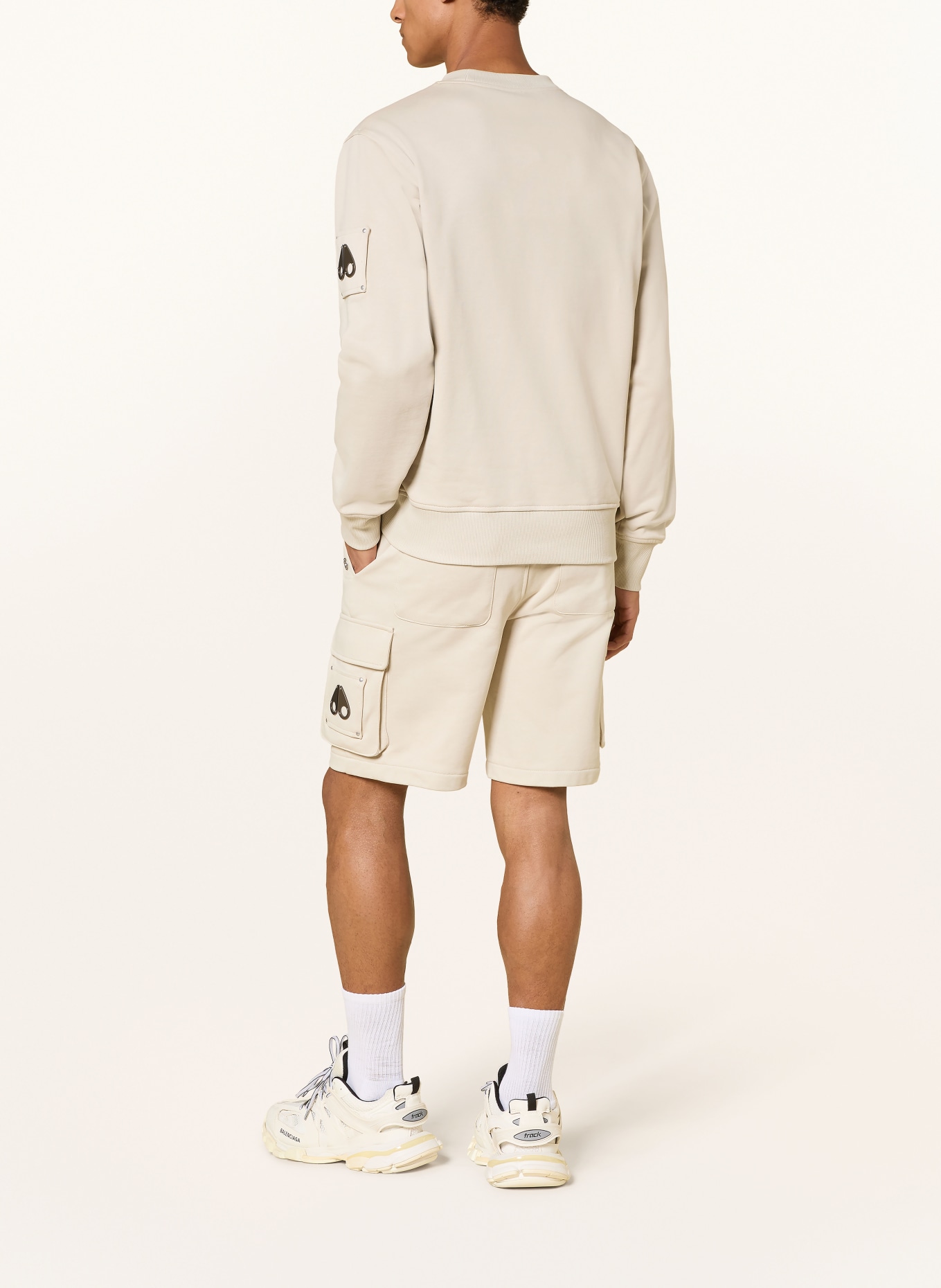 MOOSE KNUCKLES HARTSFIELD sweatshirt: LIGHT GRAY