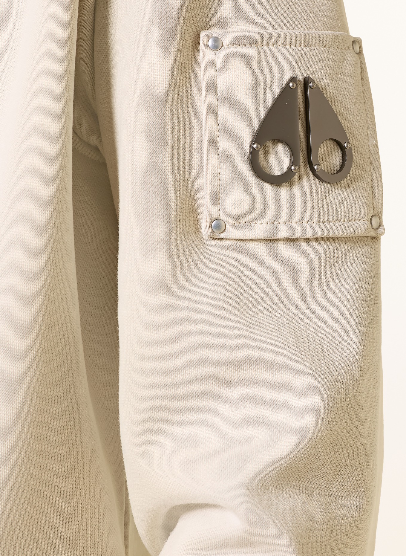 MOOSE KNUCKLES HARTSFIELD sweatshirt: LIGHT GRAY