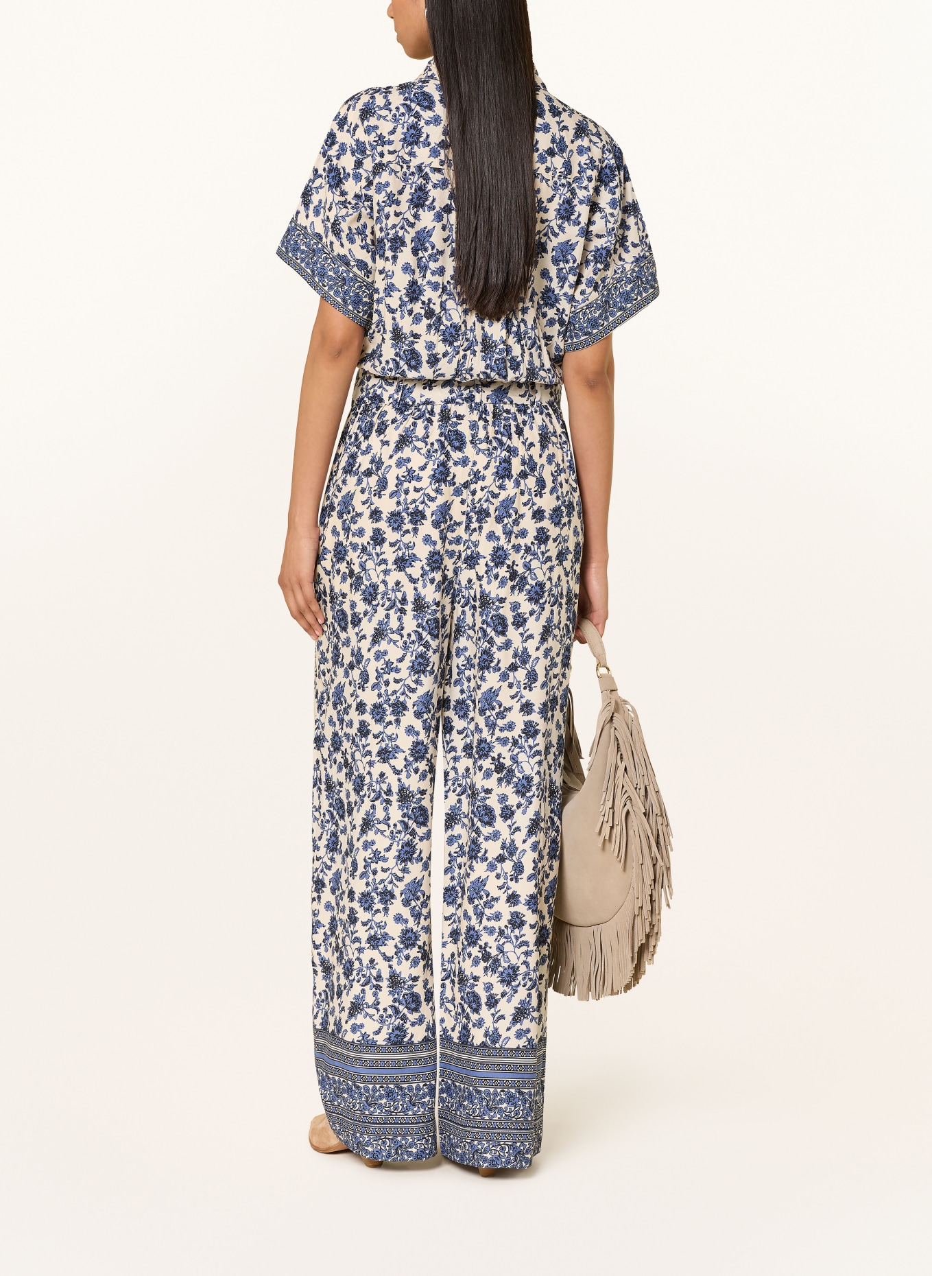 lollys laundry Kombinezon MATHILDELL: NIEBIESKI / ECRU / GRANATOWY