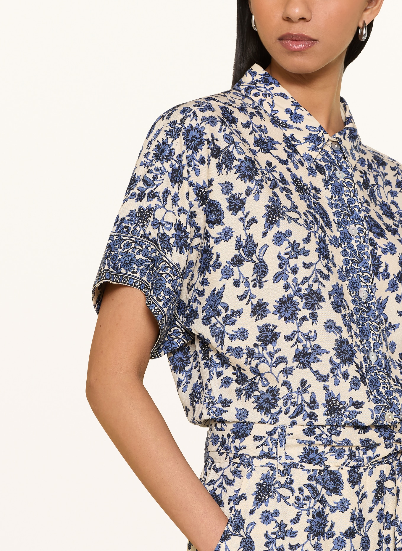 lollys laundry Kombinezon MATHILDELL: NIEBIESKI / ECRU / GRANATOWY