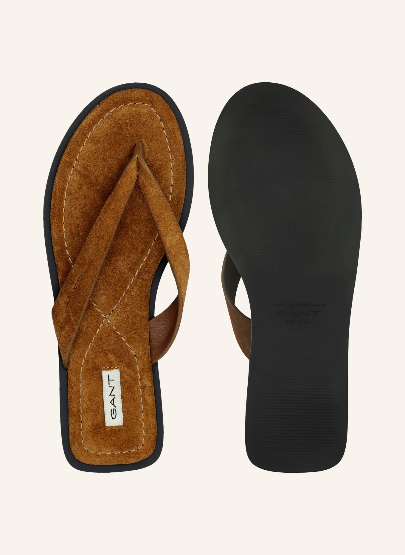 GANT Tussenslippers SUNLAZ: COGNAC