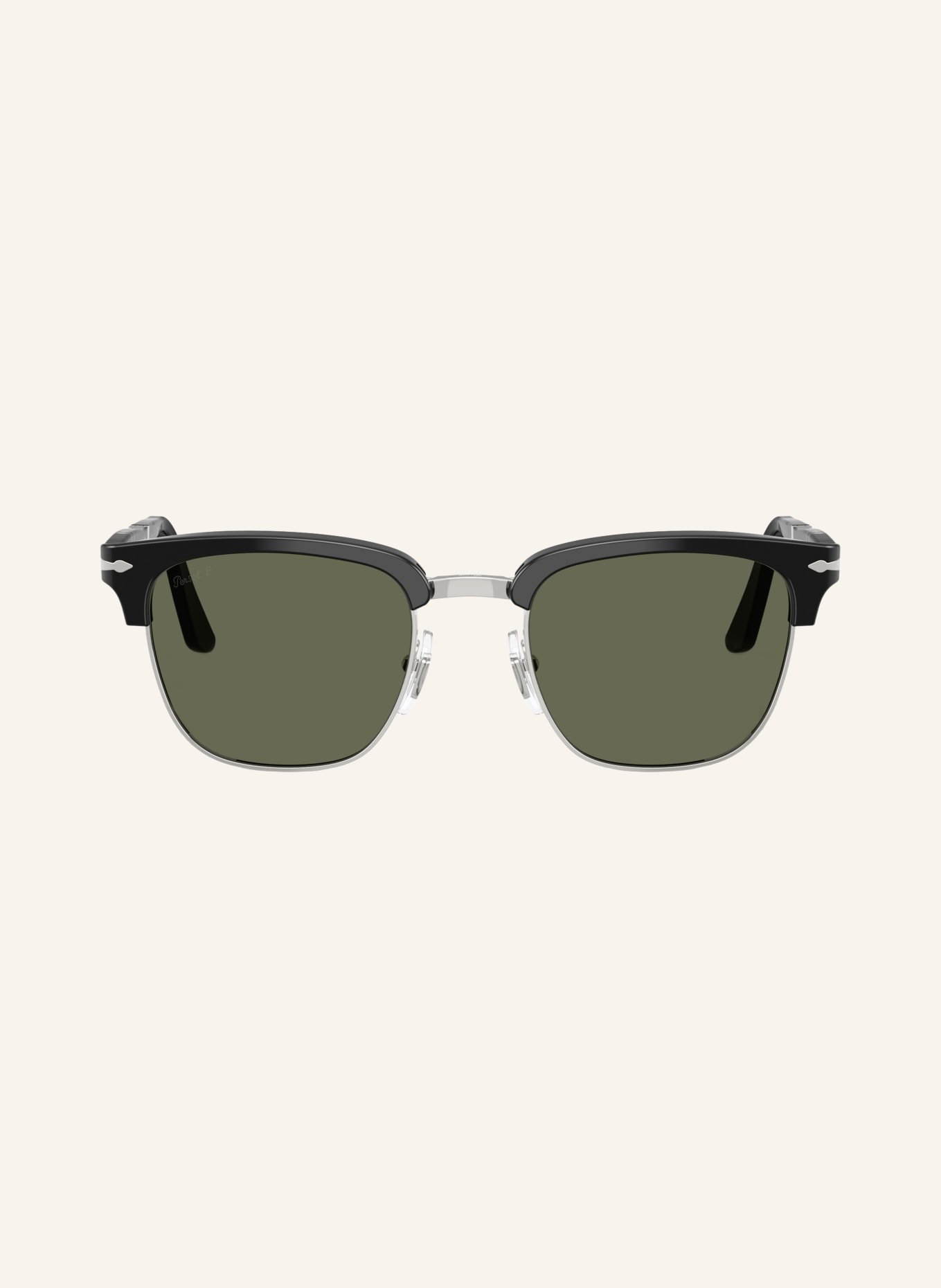 Persol Zonnebril PO3375S: ZWART/GROEN GEPOLARISEERD