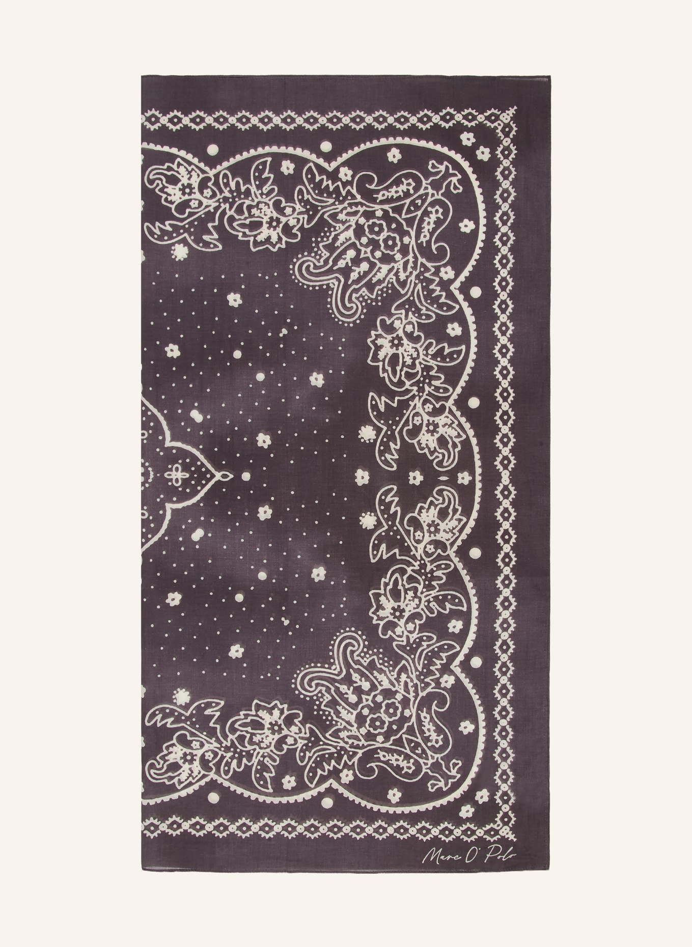 Marc O'Polo chiffon: GRIS FONCÉ / ÉCRU