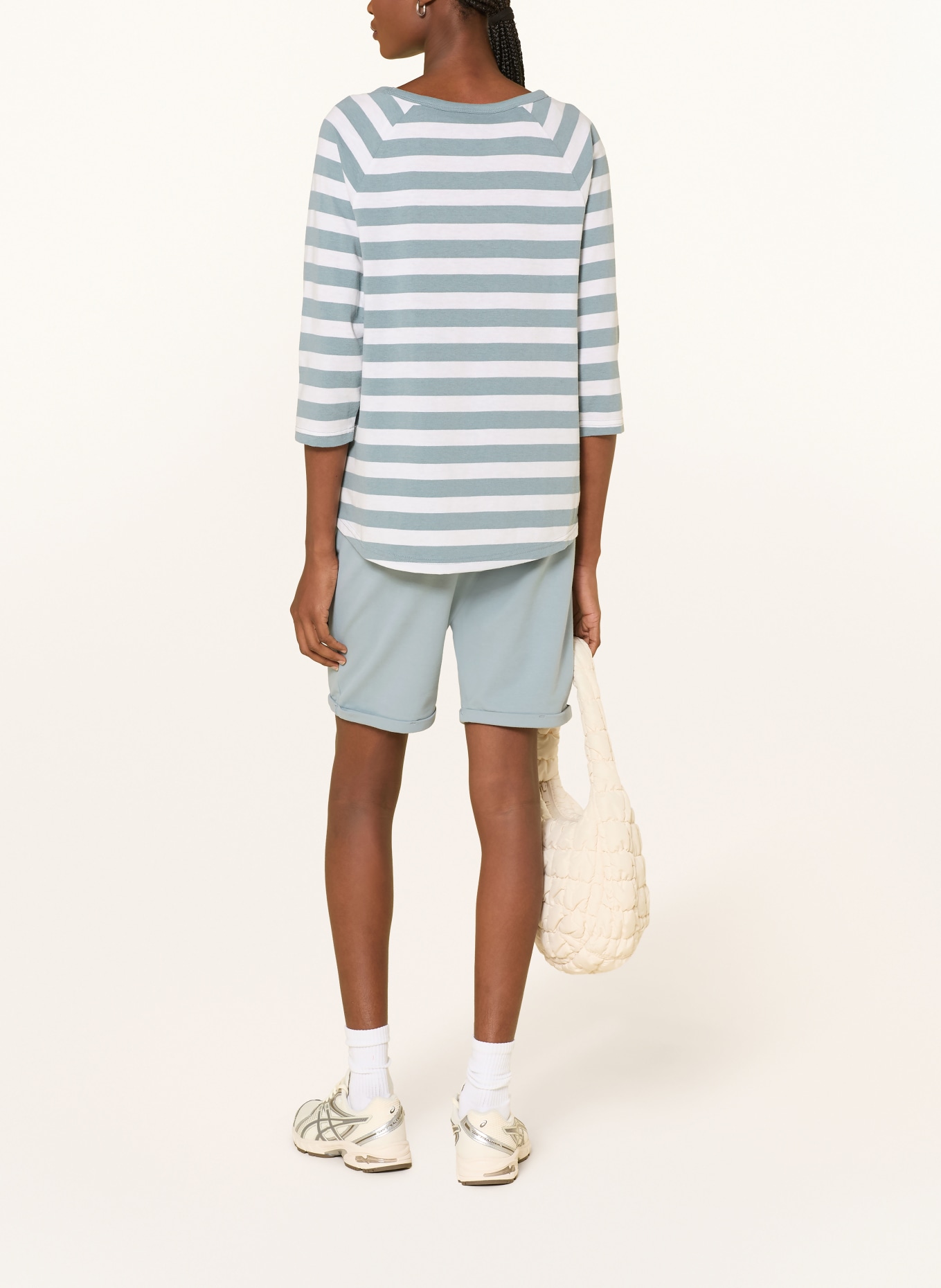 ELBSAND Short de survêtement BRINJANA: BLEU GRIS