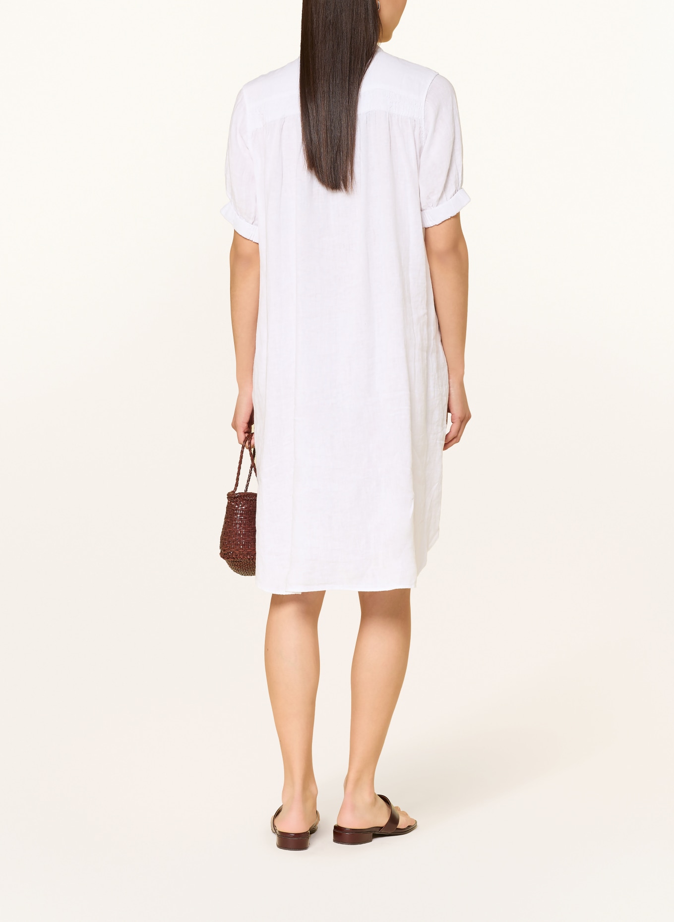 MOS MOSH MMARLETH Linen Dress: WHITE