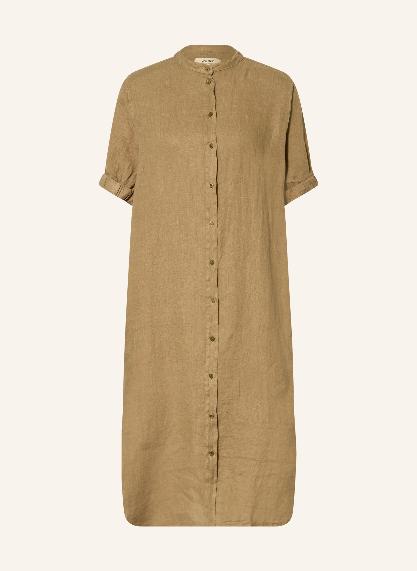 MOS MOSH MMARLETH Linen Dress: KHAKI