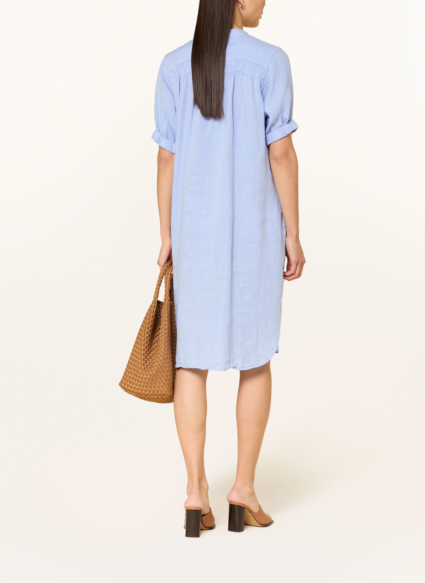 MOS MOSH MMARLETH Linen Dress: LIGHT BLUE