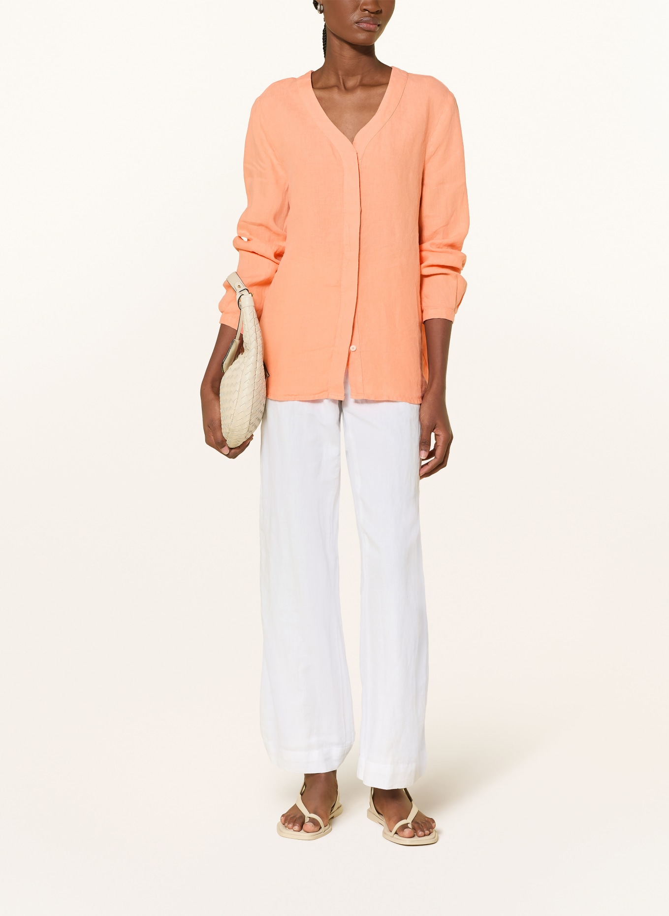 MAERZ MUENCHEN Leinenbluse: LACHS