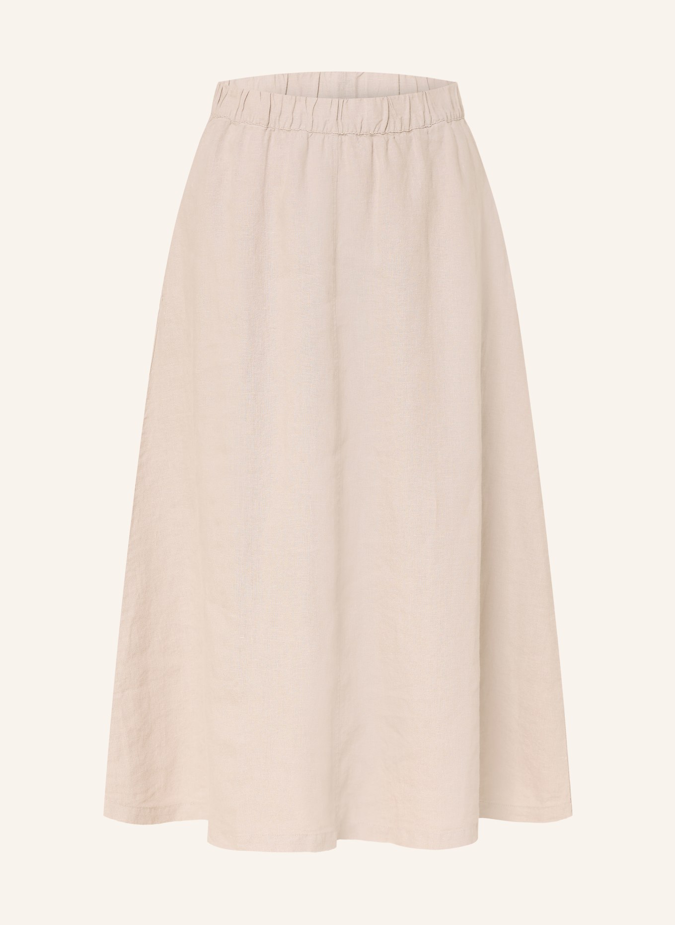 MAERZ MUENCHEN Leinenrock: BEIGE