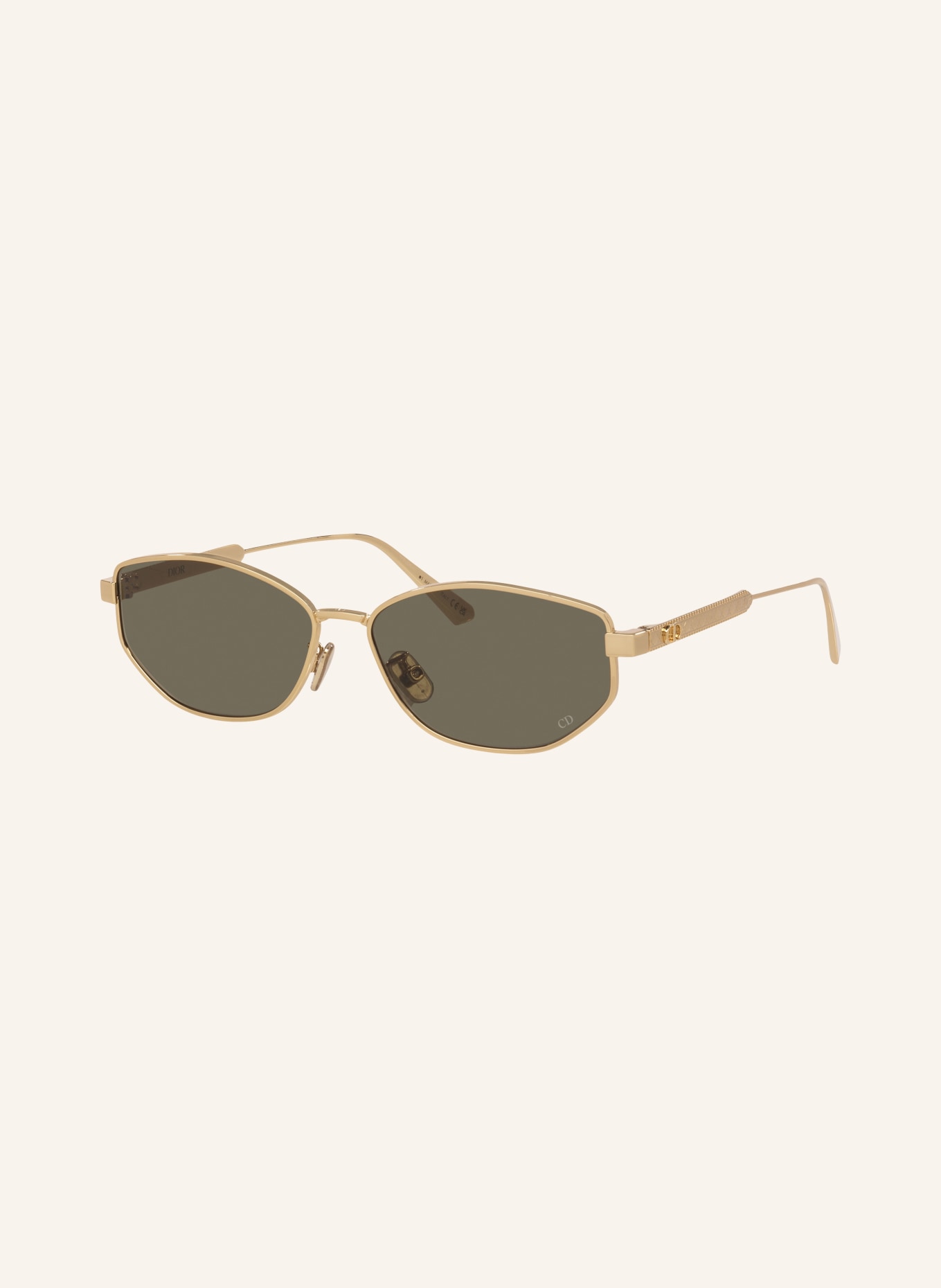 DIOR Sonnenbrille CD001982: GOLD/ GRÜN