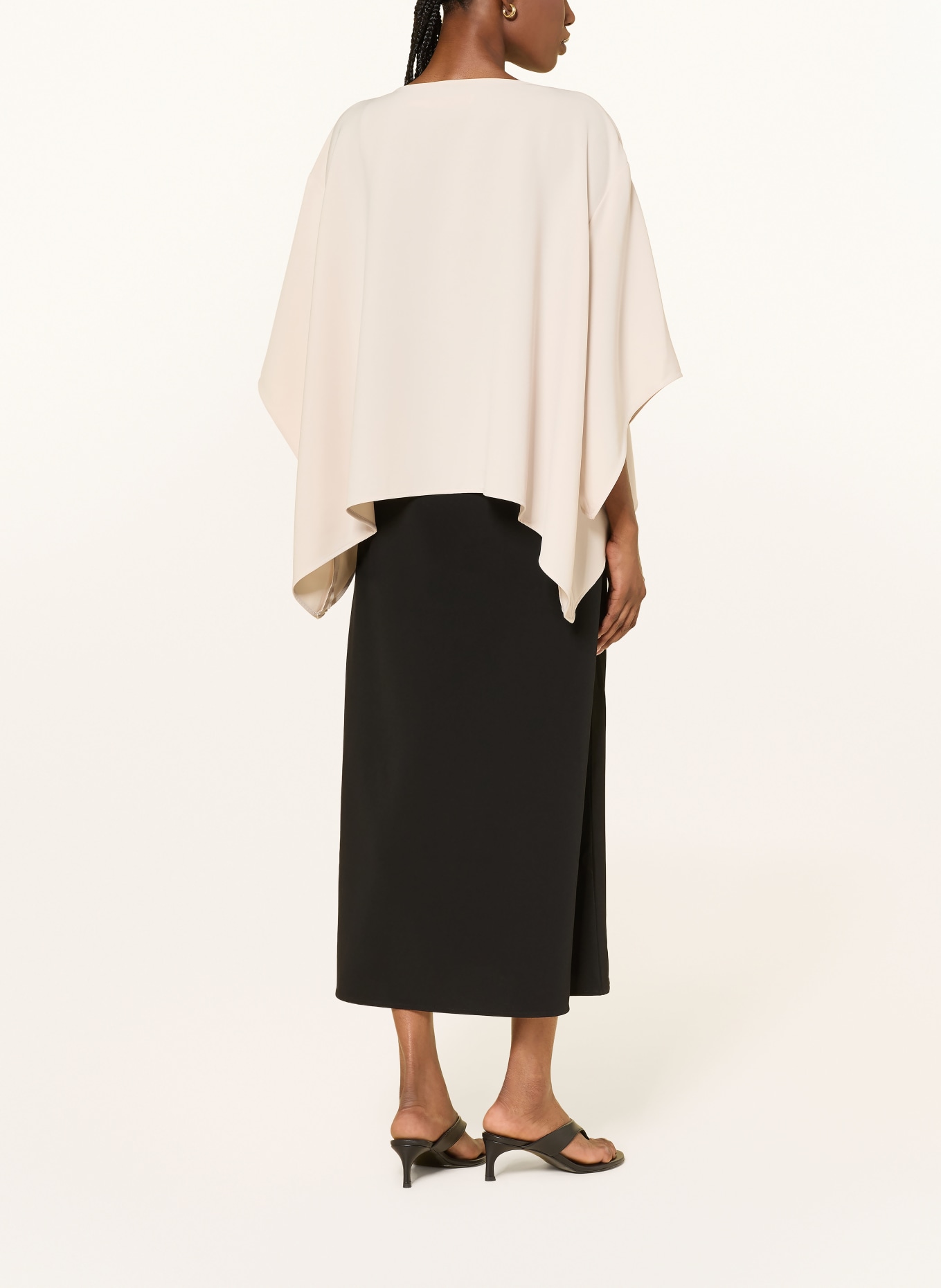 InWear Set CHARLEENEIW : Kleid und Shirt mit 3/4-Arm: SCHWARZ / BEIGE