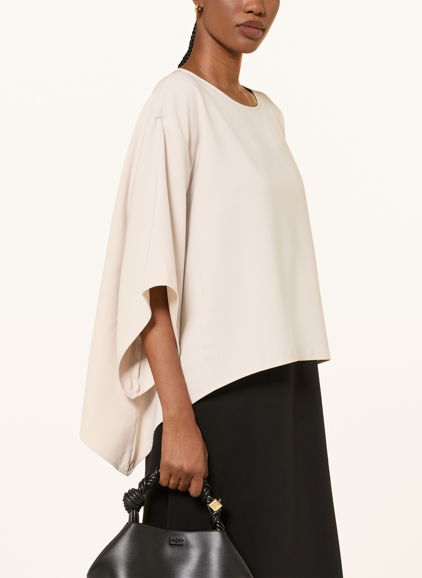 InWear Set CHARLEENEIW : Kleid und Shirt mit 3/4-Arm: SCHWARZ / BEIGE