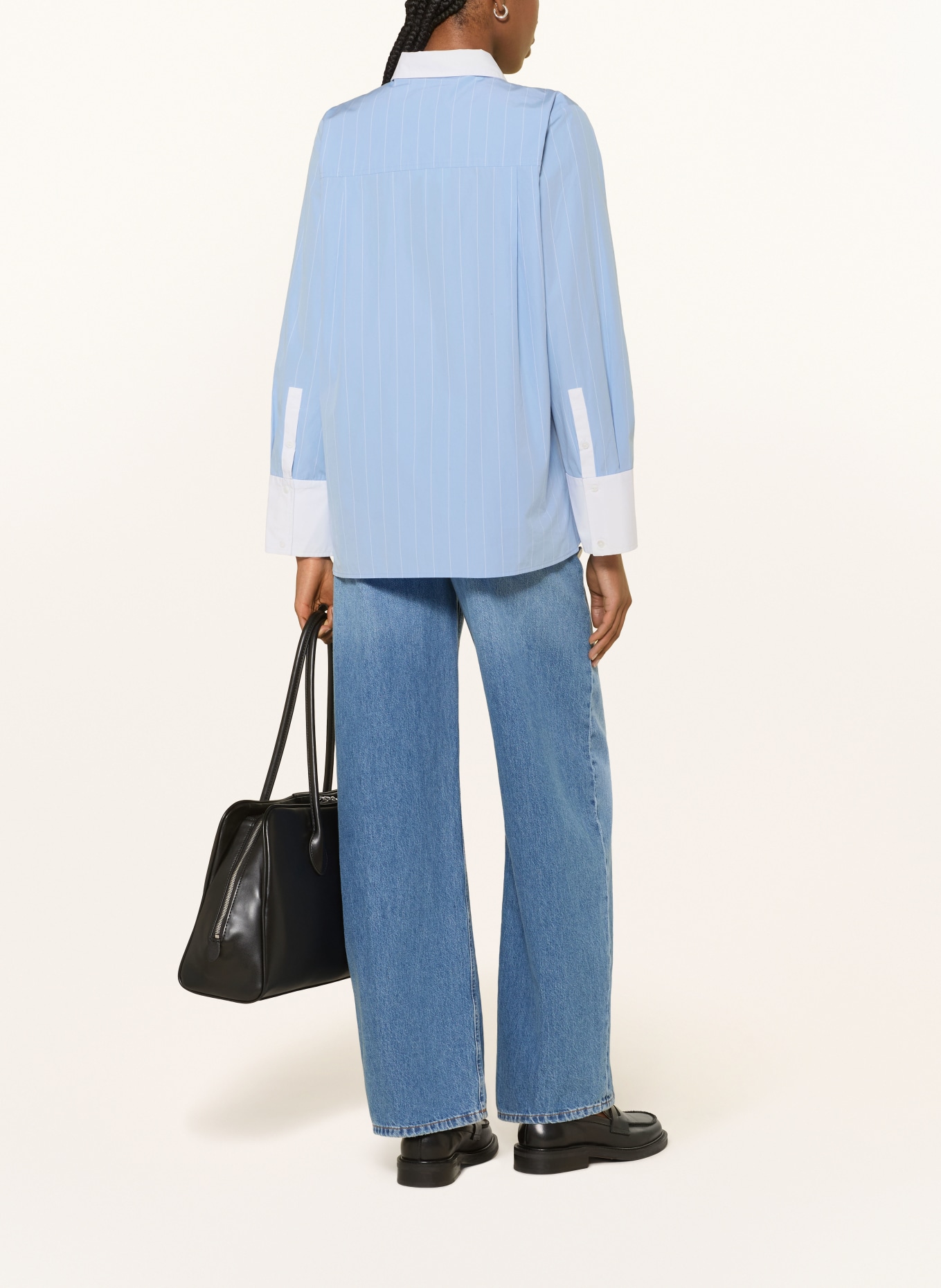 InWear Blusenshirt DESSYIW: BLAU / WEISS