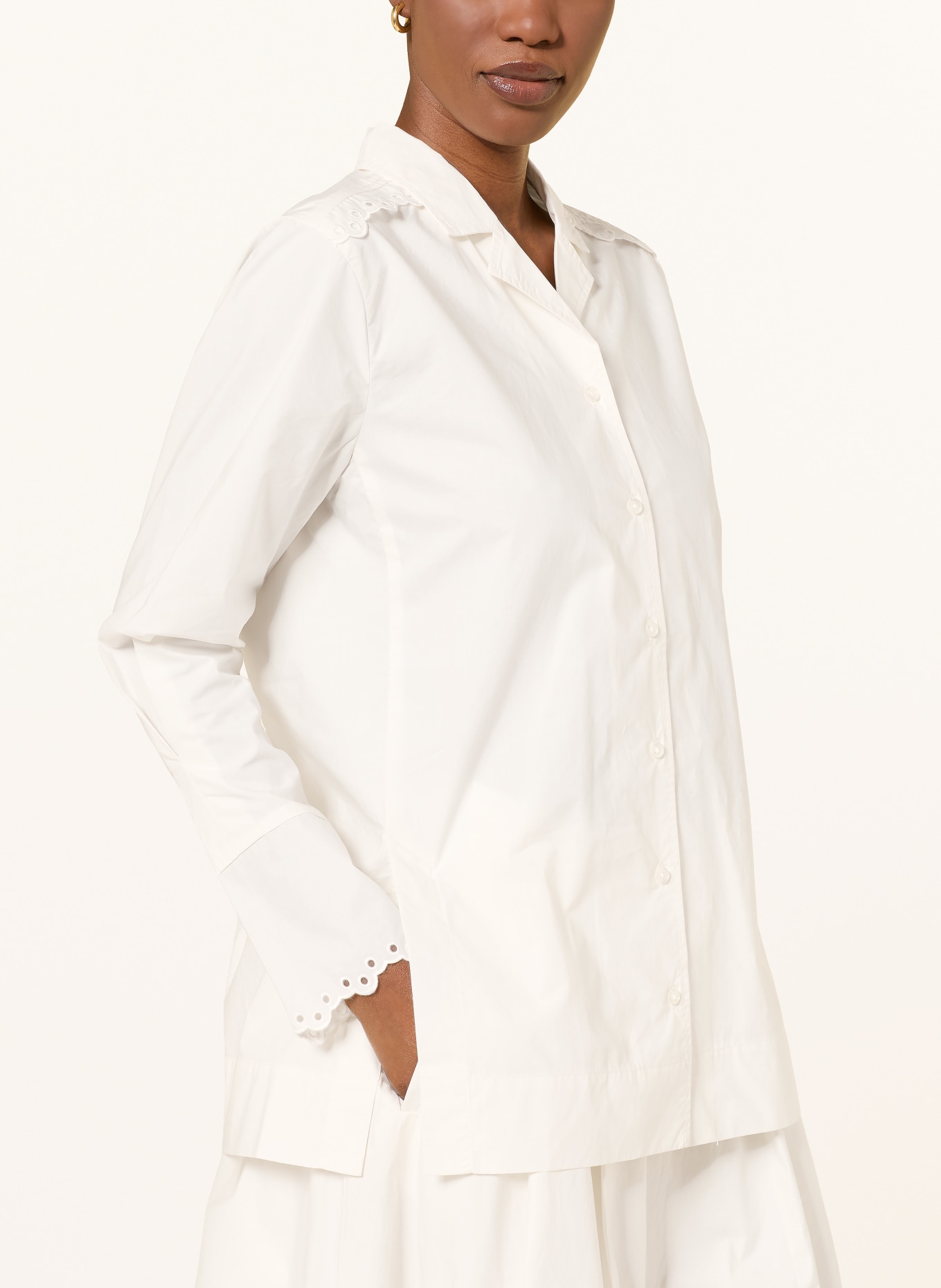 InWear Bluse LIAIW mit Lochspitze: ECRU