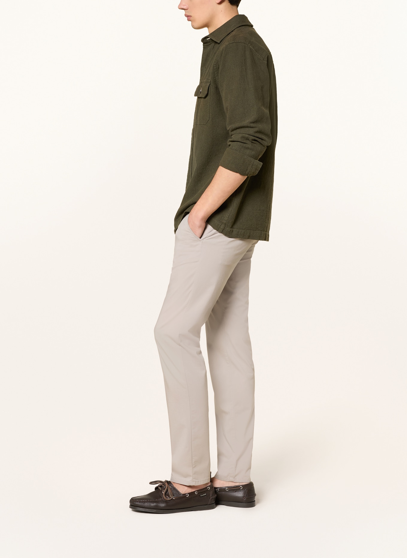 ALBERTO Chino LOU-J coupe classique: GRIS