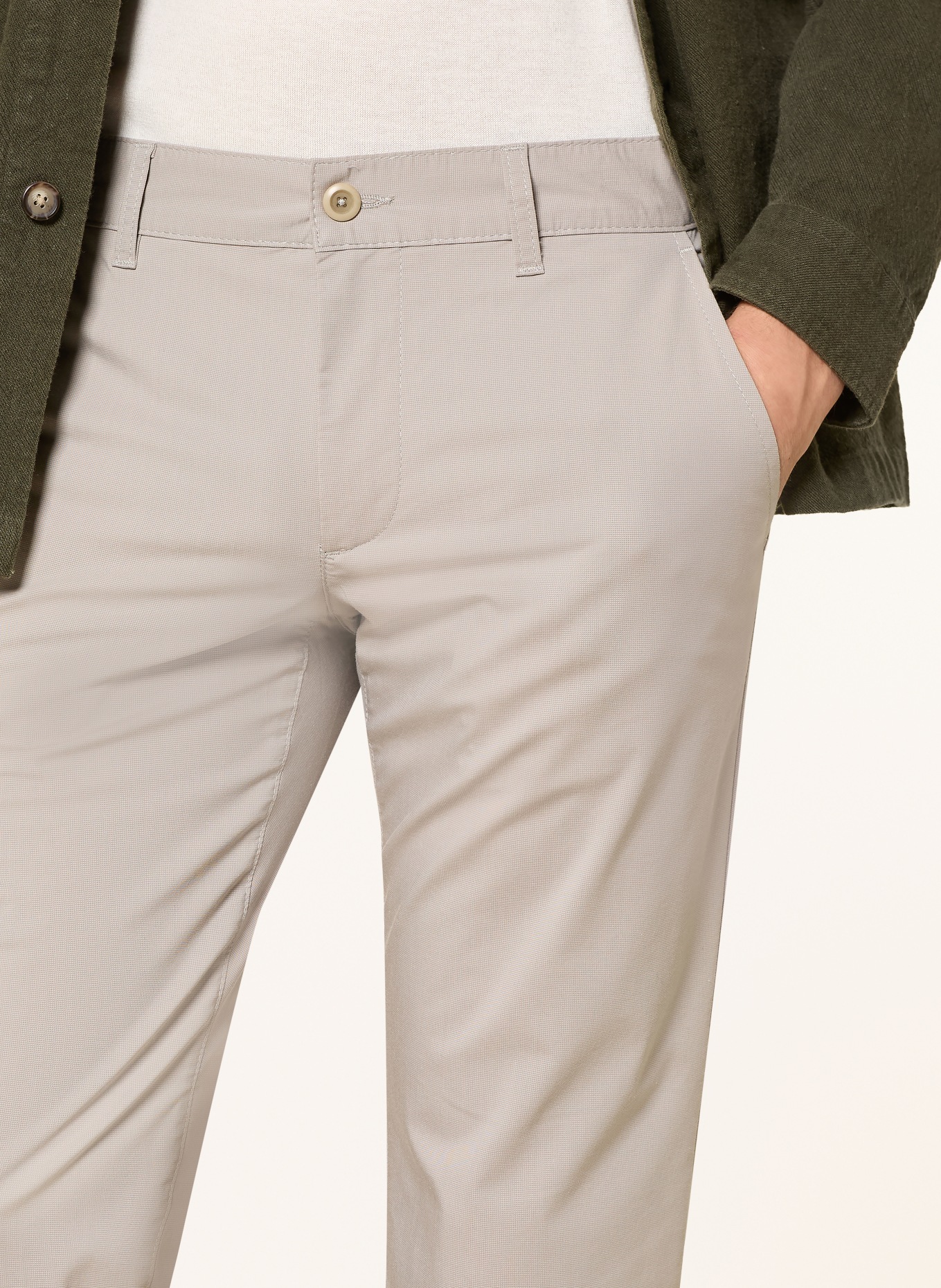 ALBERTO Chino LOU-J coupe classique: GRIS