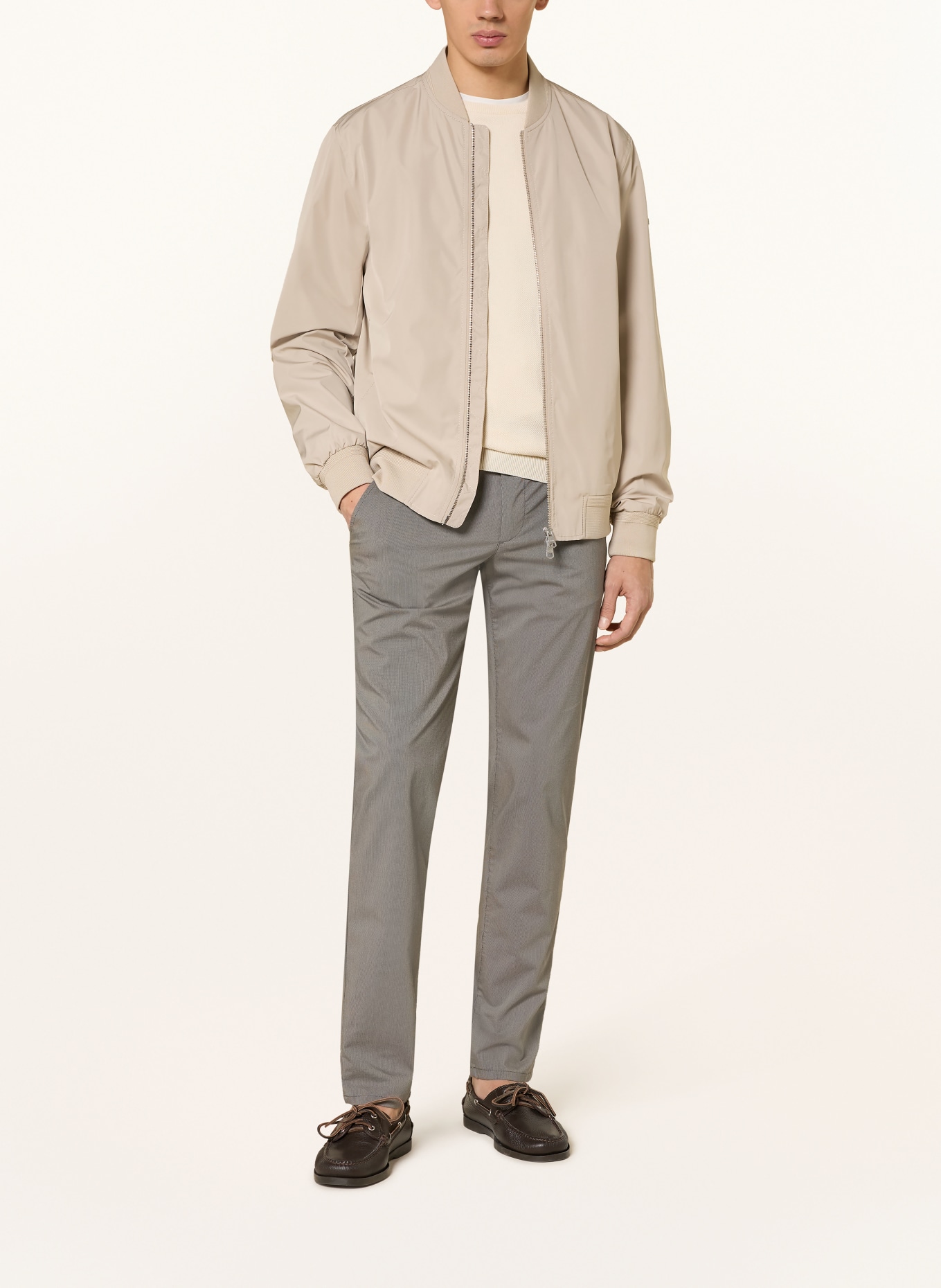 ALBERTO Chino LOU-J Regular Fit: DUNKELGRAU